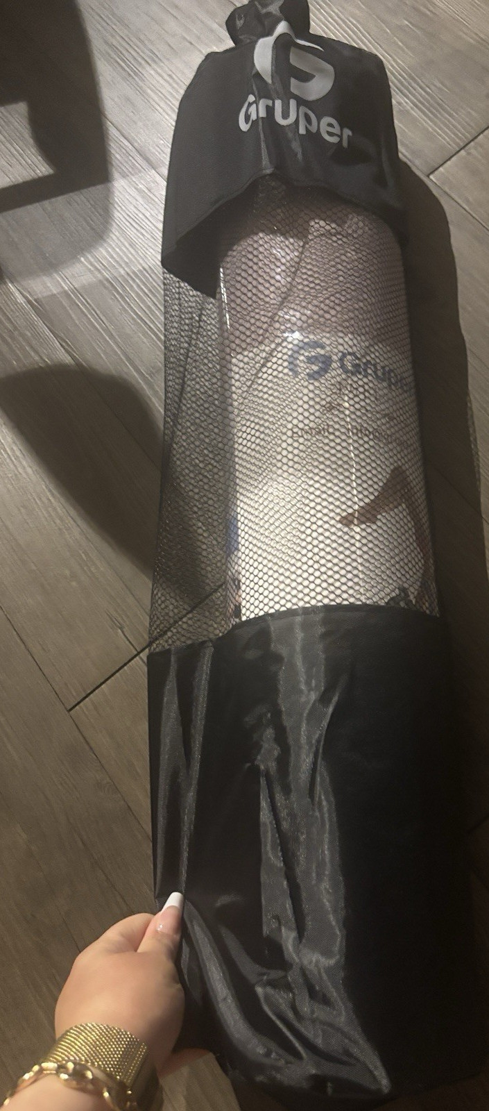 Grüper Single Roll-Up Air Sleeping Pad Black 195x75cm 20°F w/Stuff Sack