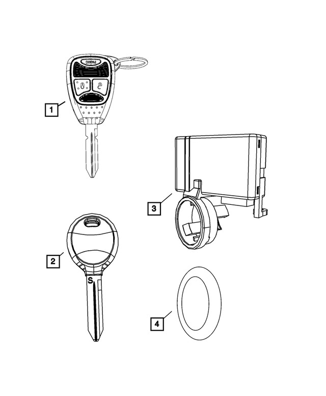 Genuine Mopar Immobilizer Module 5026140AC