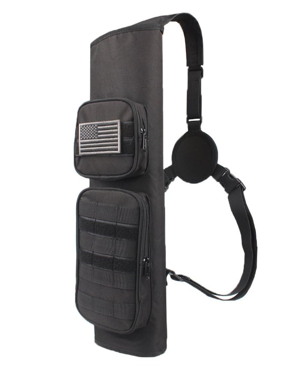 Archery Back Arrows Quiver Bag Molle System Hunting Shooting Target Practice