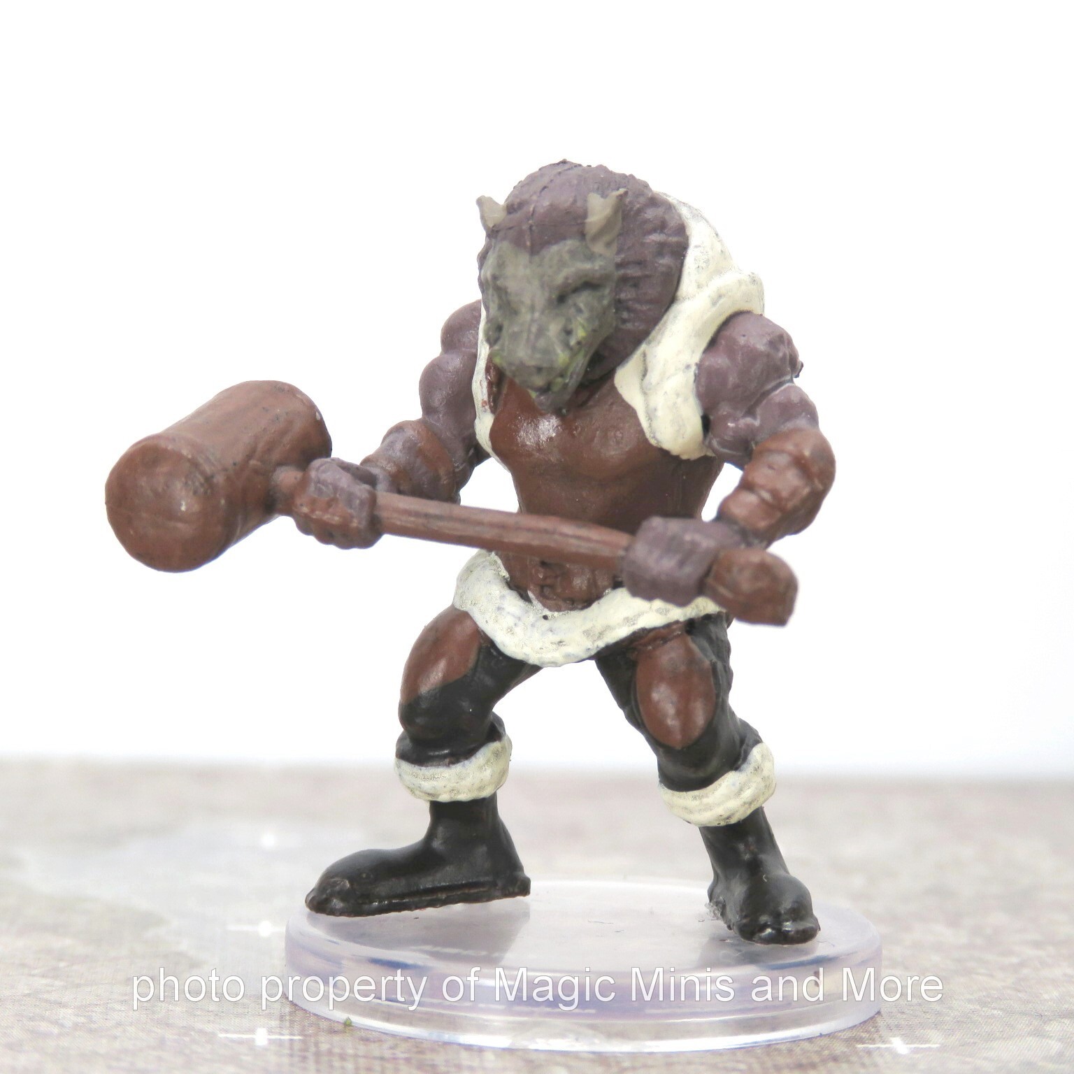 Sand & Stone ~ WEREBOAR #20 D&D Icons of the Realms miniature