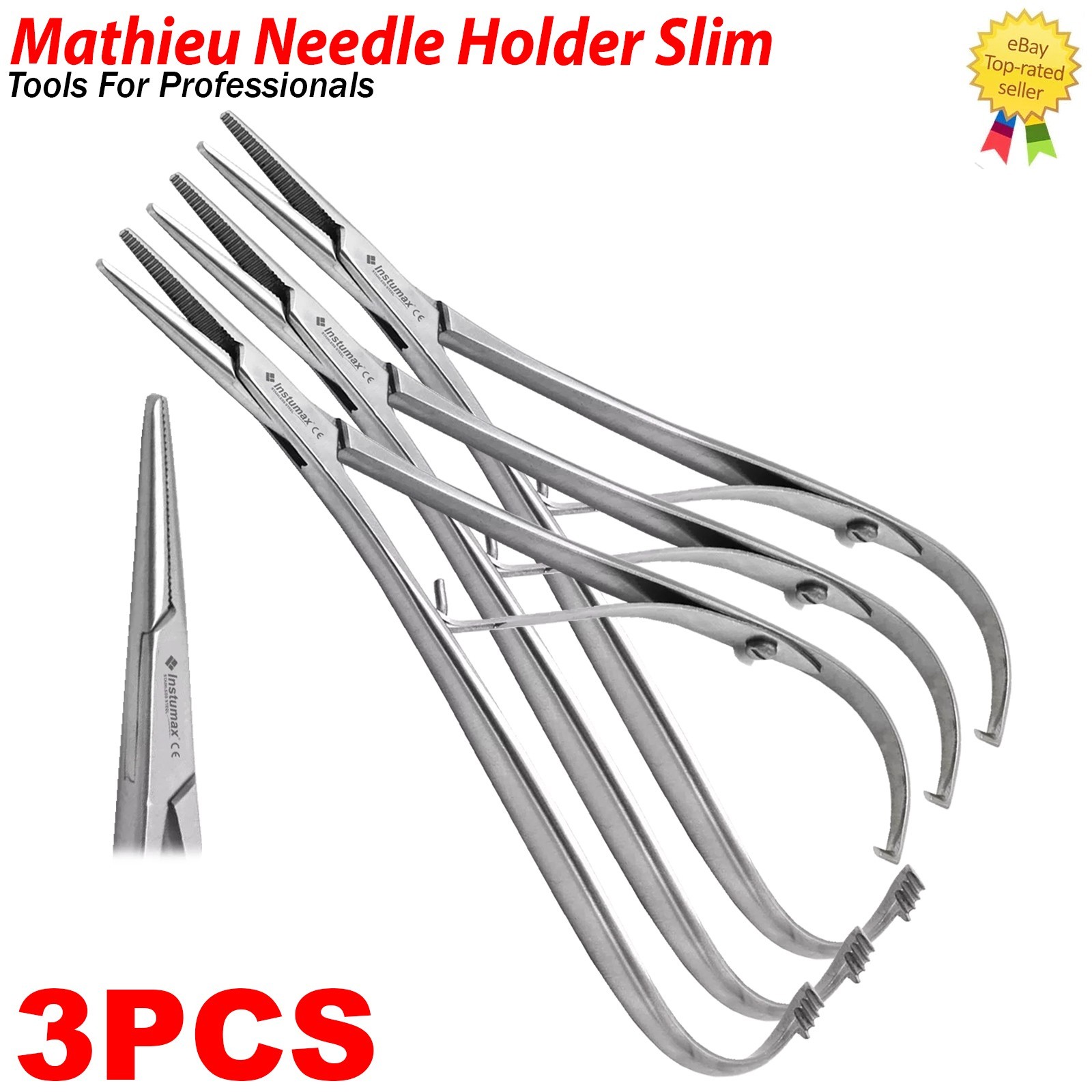 Mathieu Needle Holder Slim 14cm Precision Suturing Surgical Tool CE
