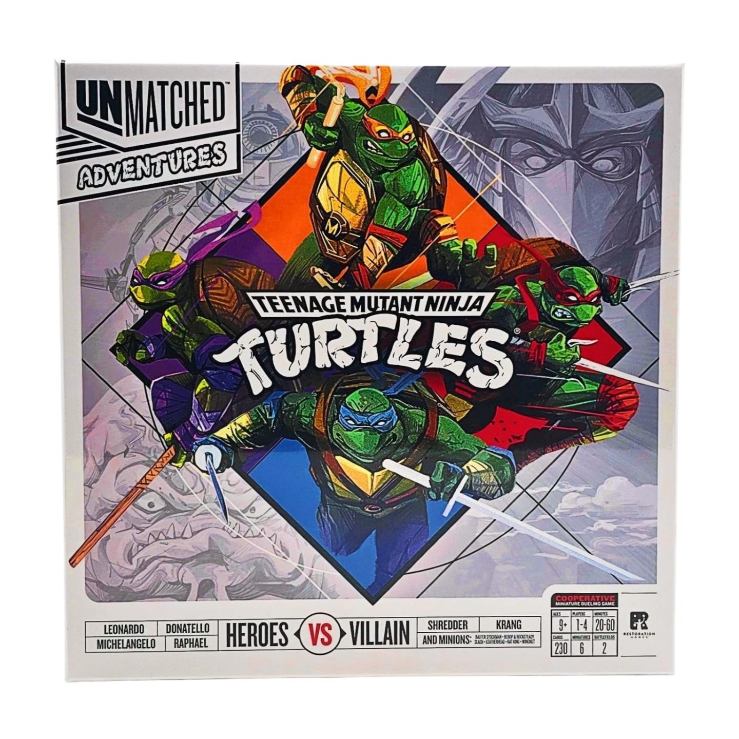 Unmatched Adventures: Teenage Mutant Ninja Turtles by Restoration Games-SEALED
