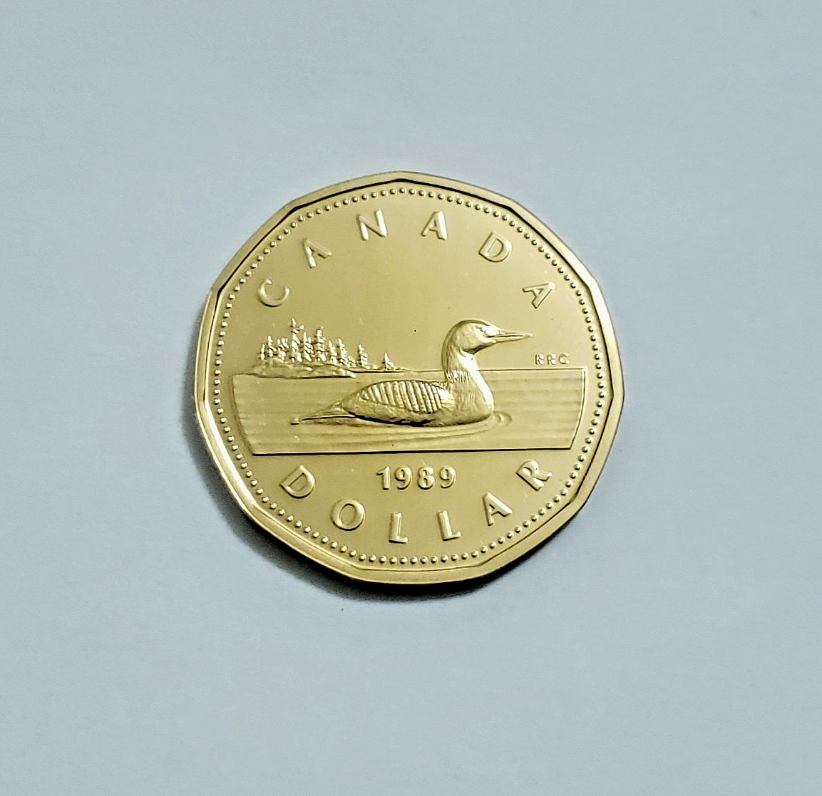 1989 Uncirculated Proof Loon Dollar