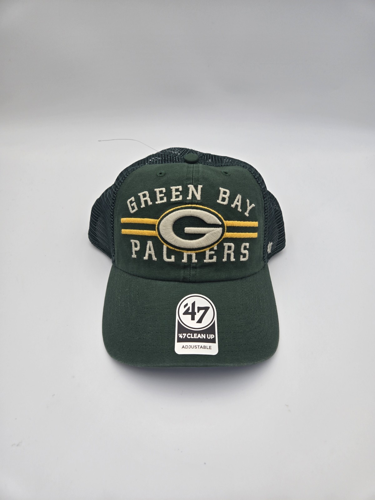 Green cap '47 Brand Highpoint Trucker Clean Up Green Bay Packers