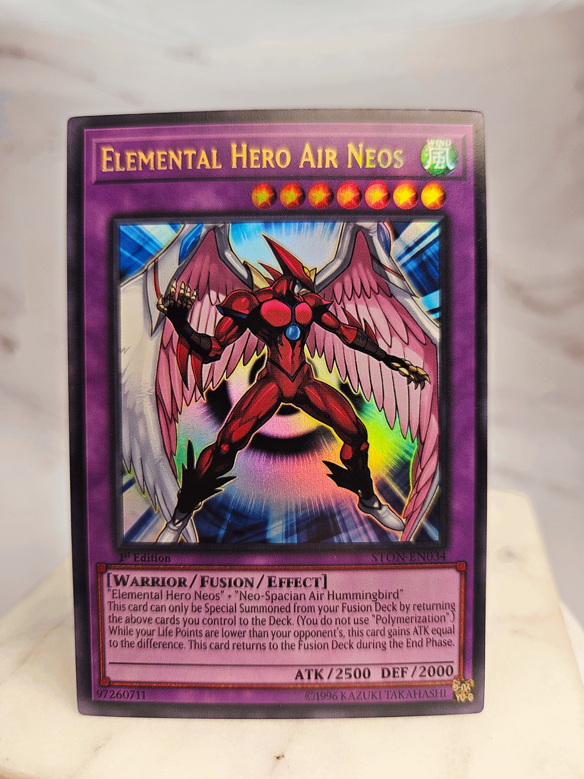 *Read* Casual Play/Deck Test Card: Elemental Hero Air Neos - Ultra Rare Holofoil