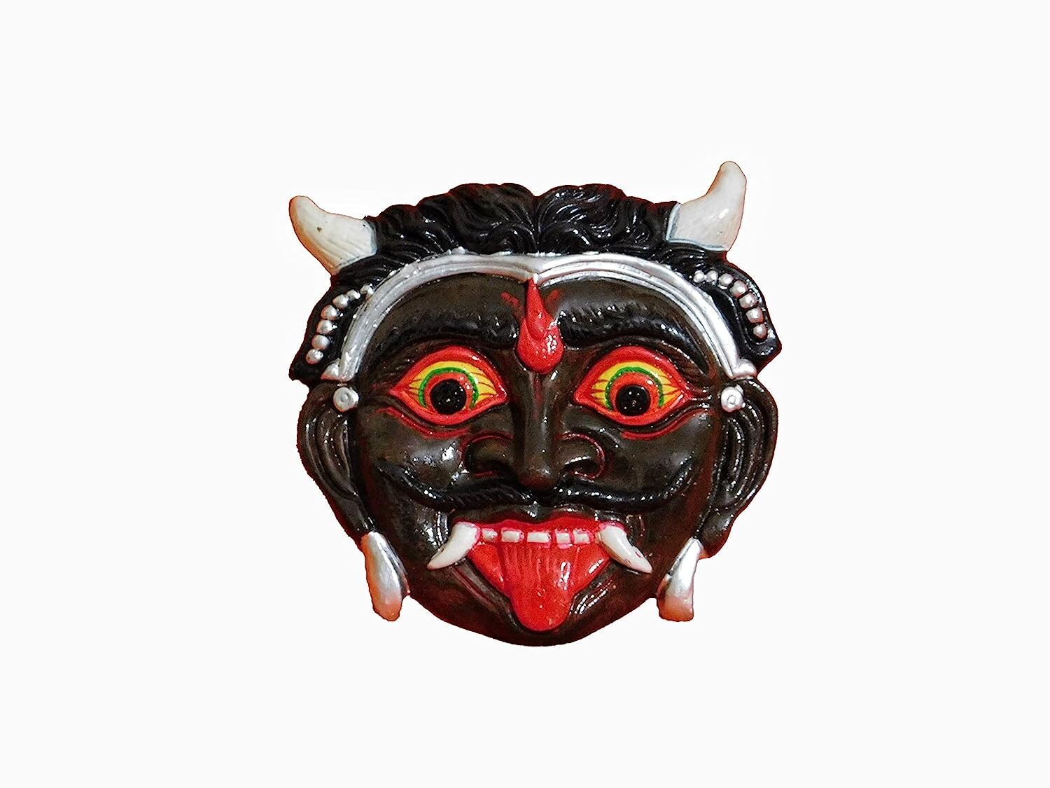 Handmade Terracotta Clay Wall Hanging Nazar Battu Evil Eye Protector Figurine