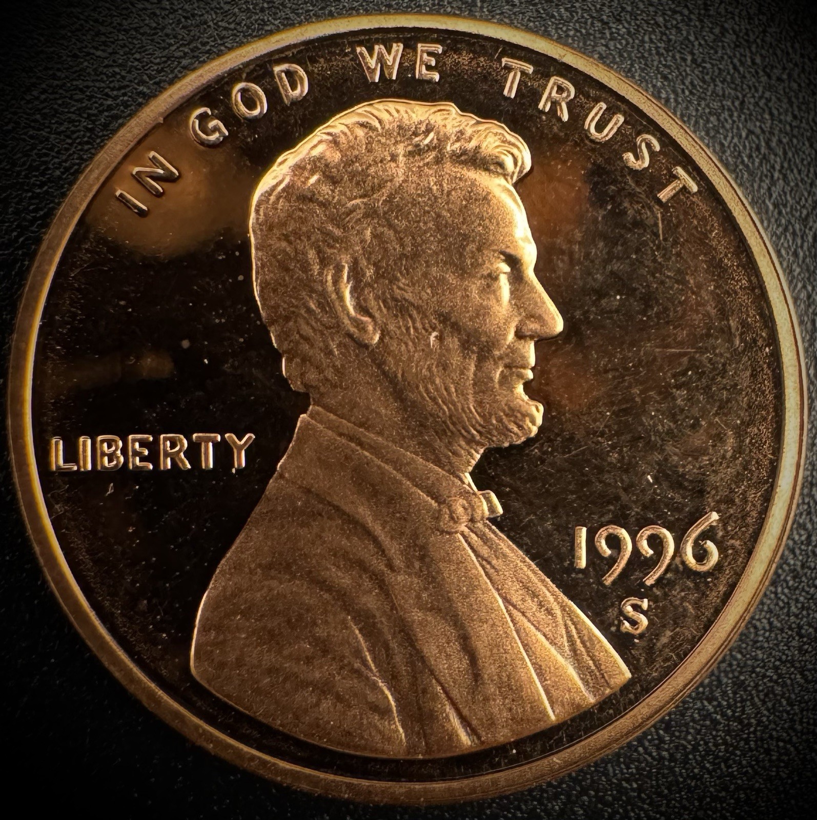 1996-S Lincoln Memorial Cent PROOF Coin Penny