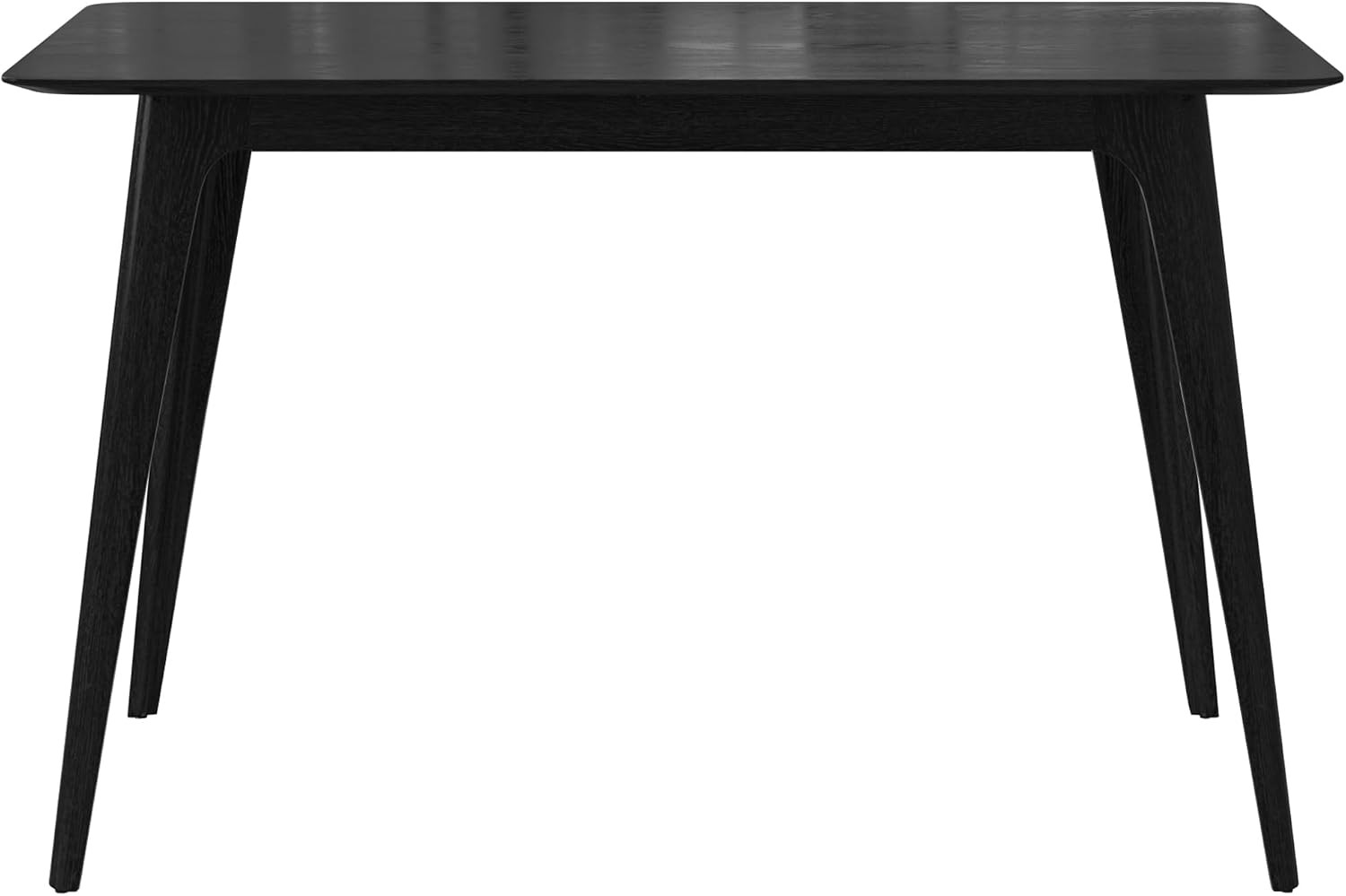 Bengi Mid - Century Modern Dining Table for 4 People, Rubberwood Kitchen Table w