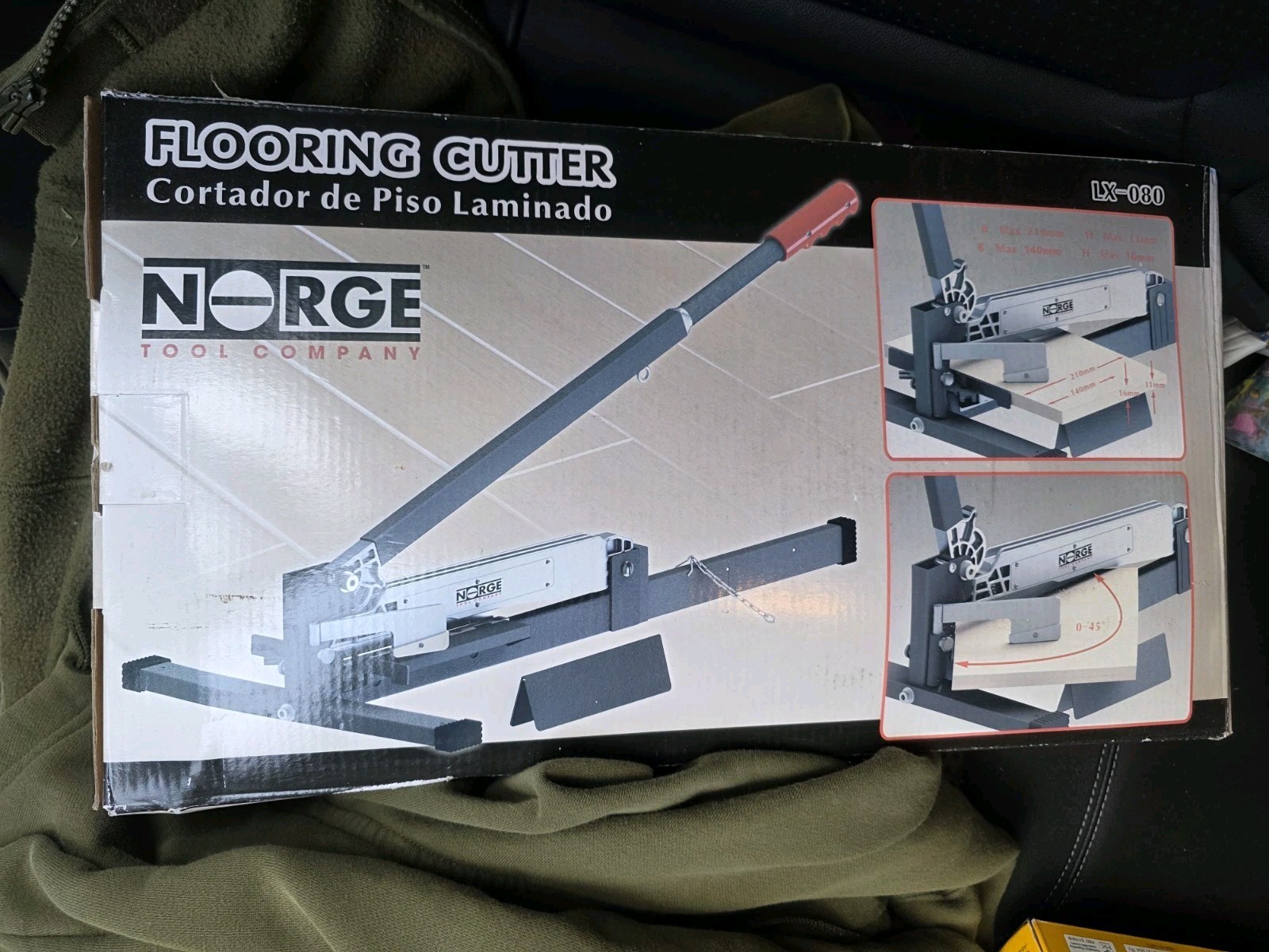 Norge LX 080 Multi Purpose Flooring Cutter, Laminate Vinyl Wood Baseboard
