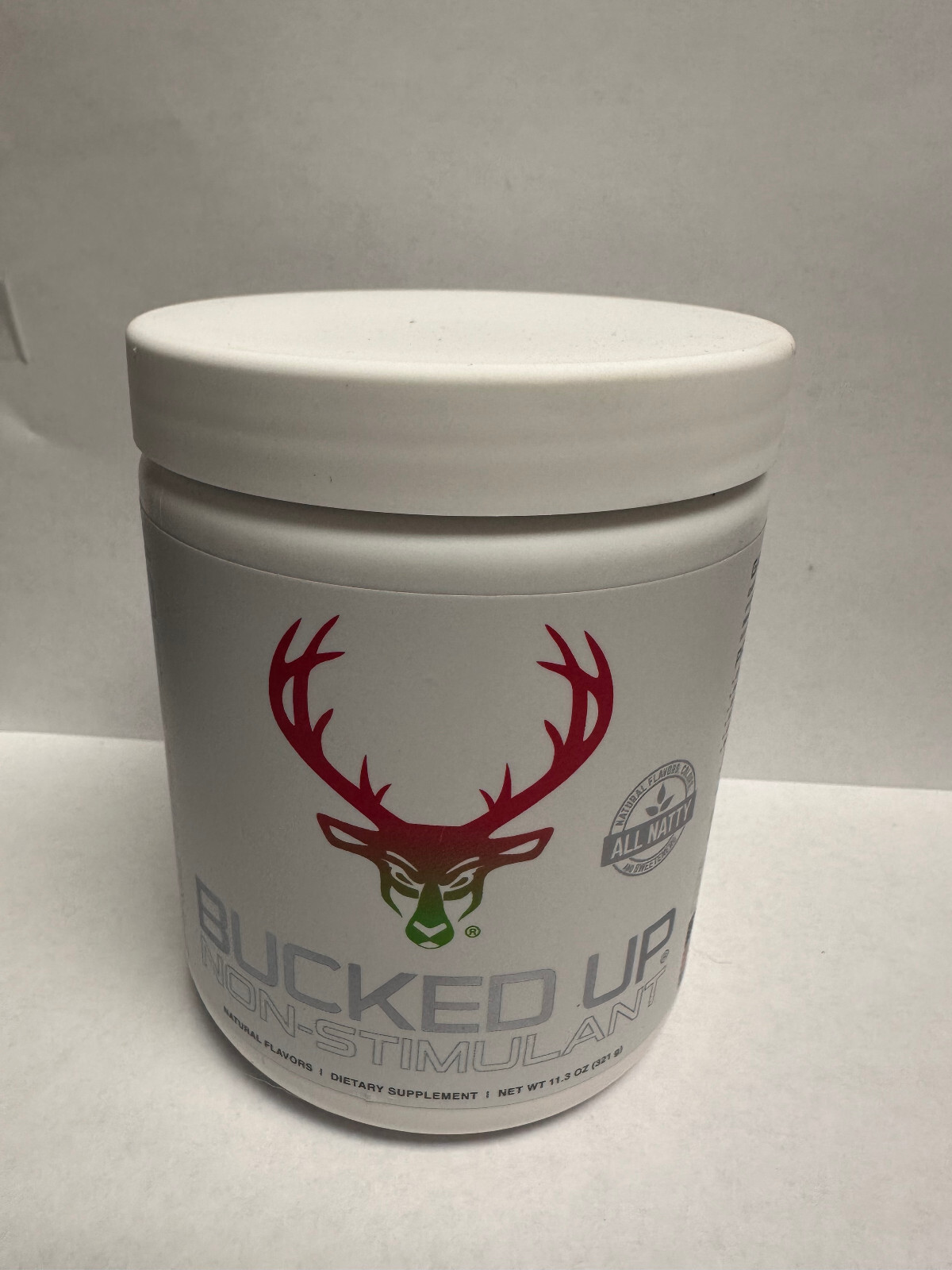 BUCKED UP NON-STIMULANT PRE-WORKOUT RASPBERRY LIME RICKY 11.3 OZ 30 SERV. 04/26