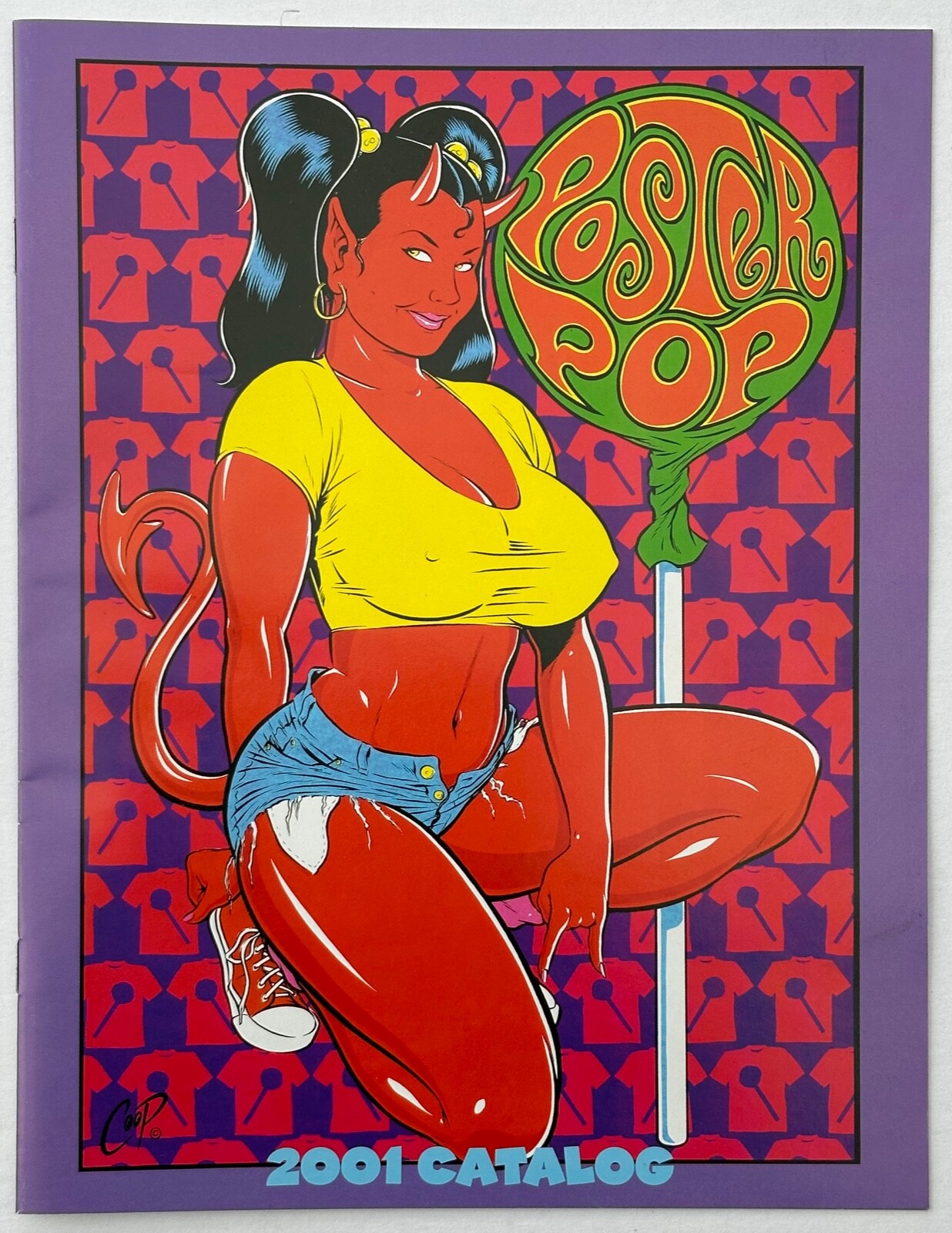 Mint Poster Pop 2001 Coop Vintage Sticker Patch T-Shirt Catalog Shag Kozik Rare!