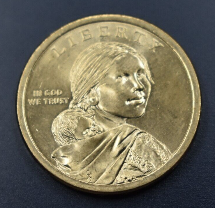 2017 P Sacagawea Native American Golden Dollar