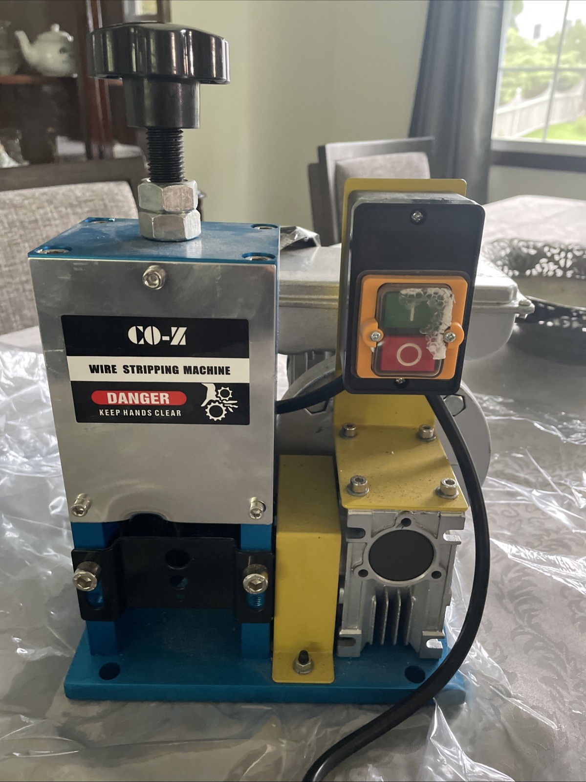 CO-Z WSMS025BL Manual Wire Stripping Machine with Portable Cable Stripper