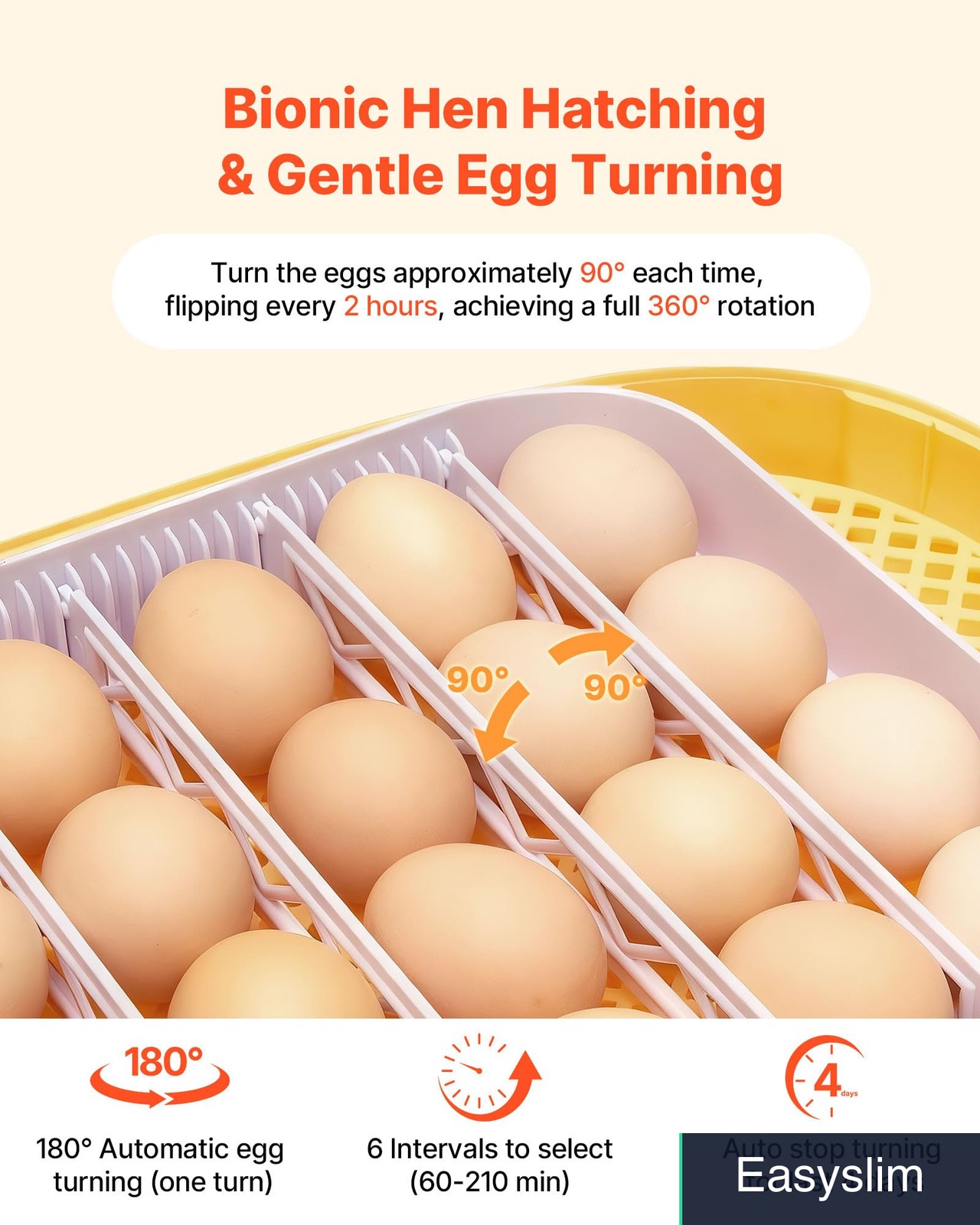 Automatic Egg Incubator 24 Eggs Turner LED Candler Humidity Control