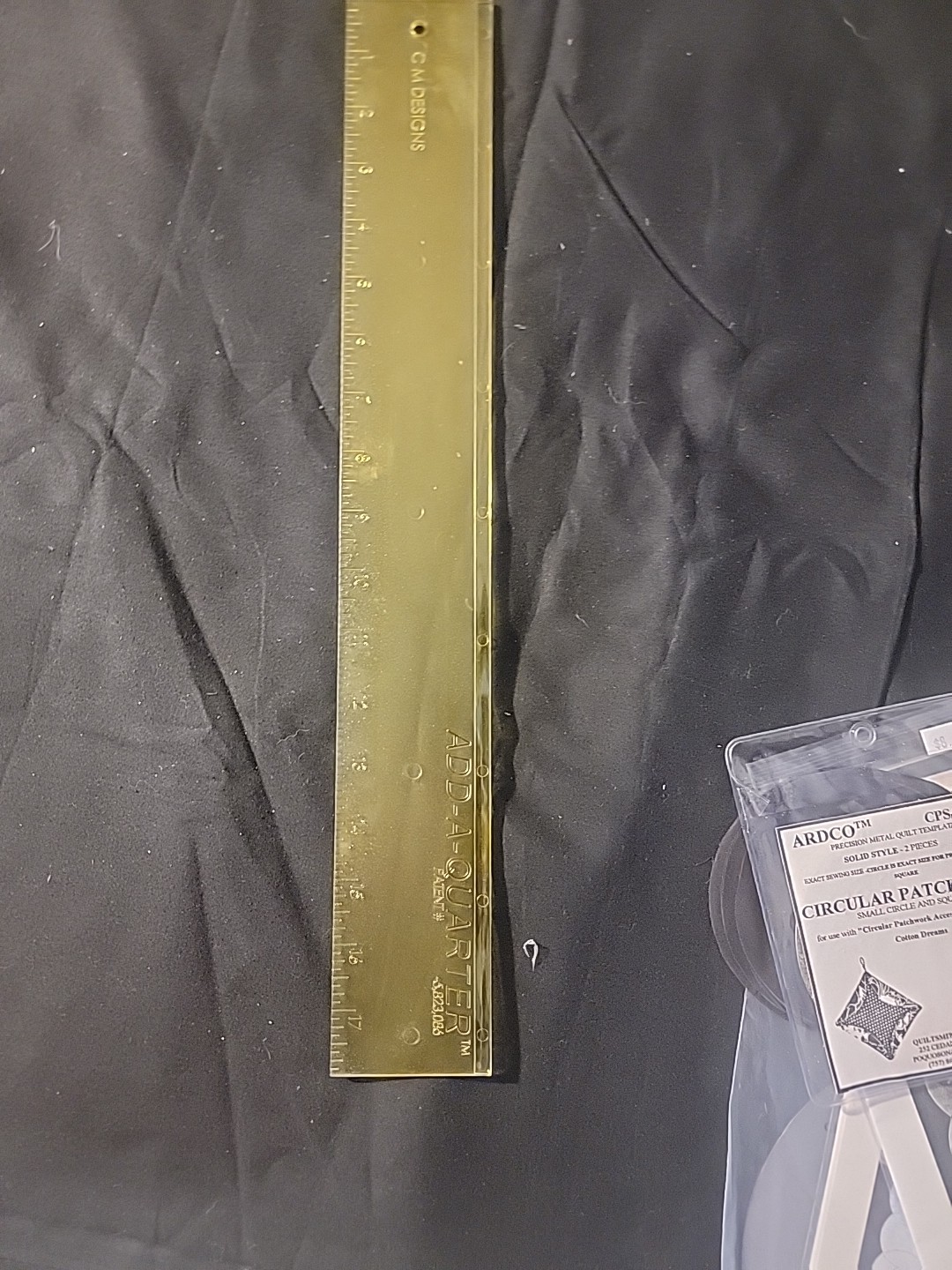 Add-a-quarter Ruler CM Designs 18"