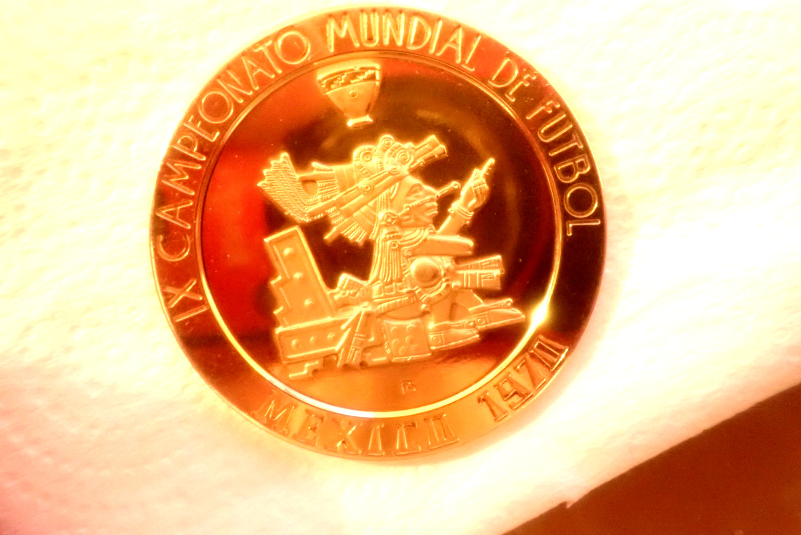 1970 IX Campeonato de Futbol .900 Fine - 1.200 AGW