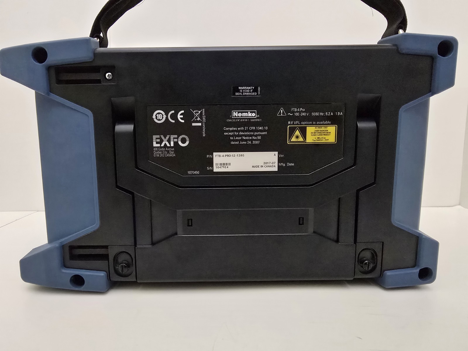EXFO FTB 4 PRO FTB 5700 CD PMD Single Ended Dispersion Analyzer FTB-5700-CD-PMD