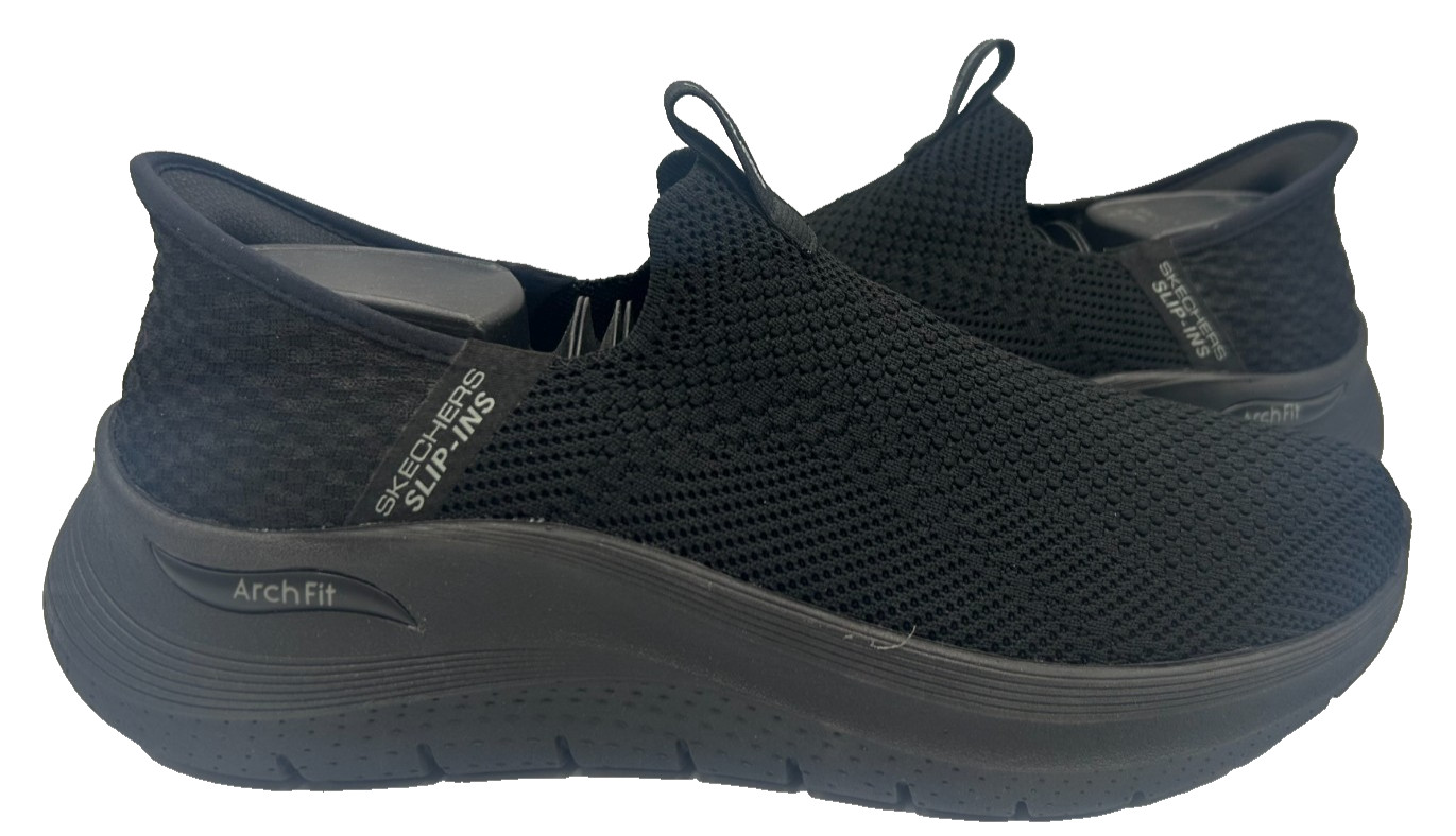 Skechers Men's Slip-Ins Arch Fit 2.0 Crayn Walking Shoes Black Size:10.5 88R