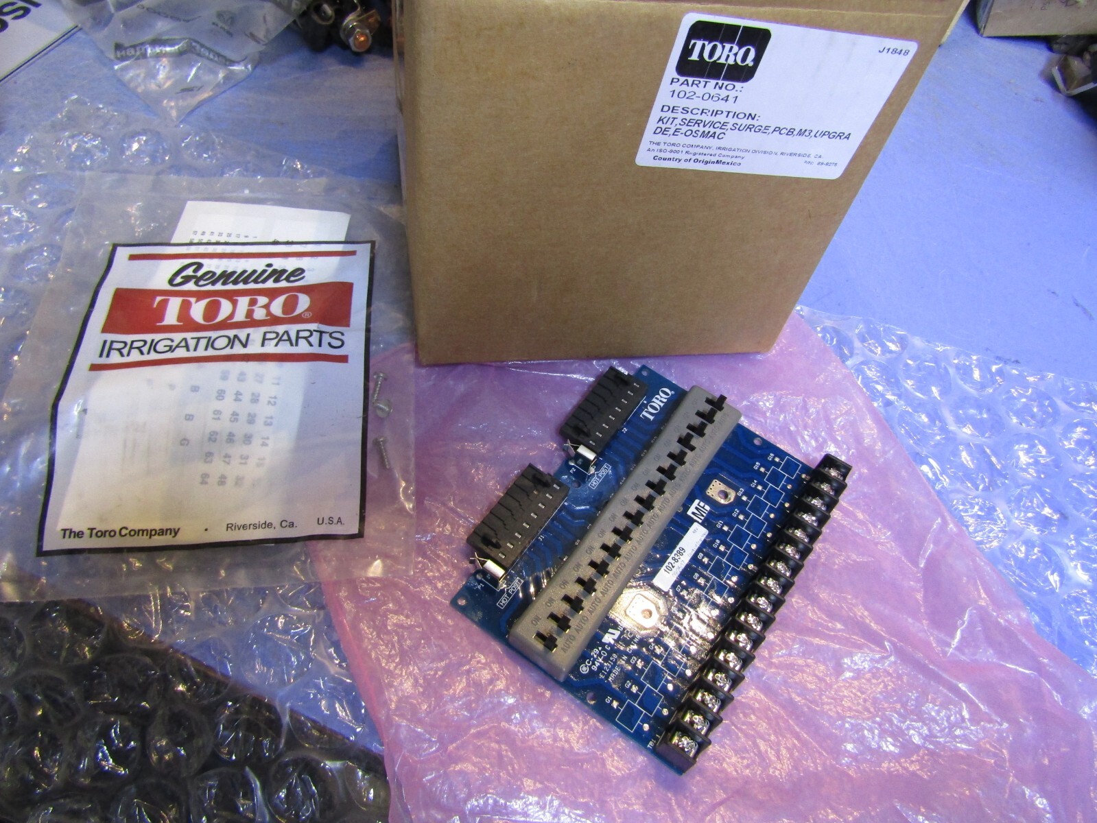 1 Toro 102-0641 M3 PCB Upgrade E-OS Mac 102-8389 16-Station Switch & Surge Board