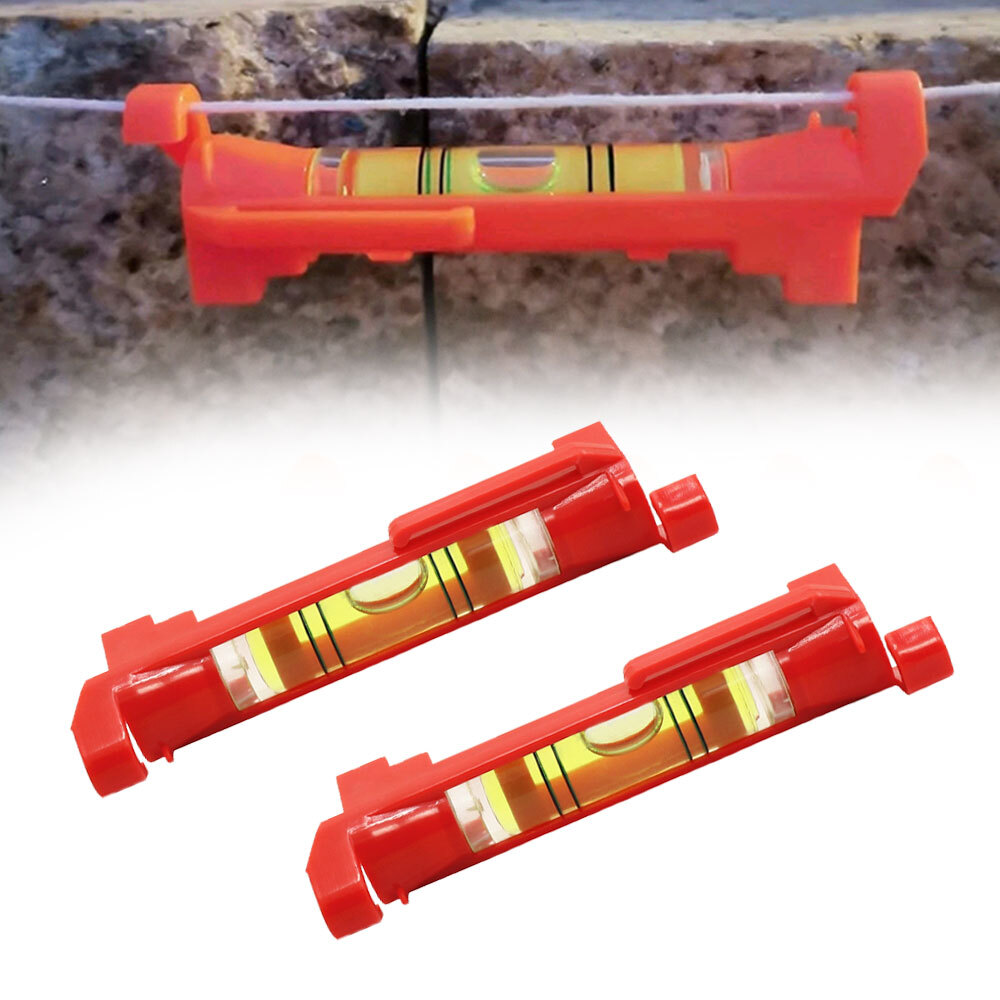 2* Mini Line Hanging Bubble Level Gradienter String Level Horizontal Bubble Tool