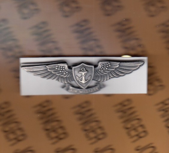 USN Navy Enlisted Aviation Warfare Specialist ~3" fullsized badge c/b V-21