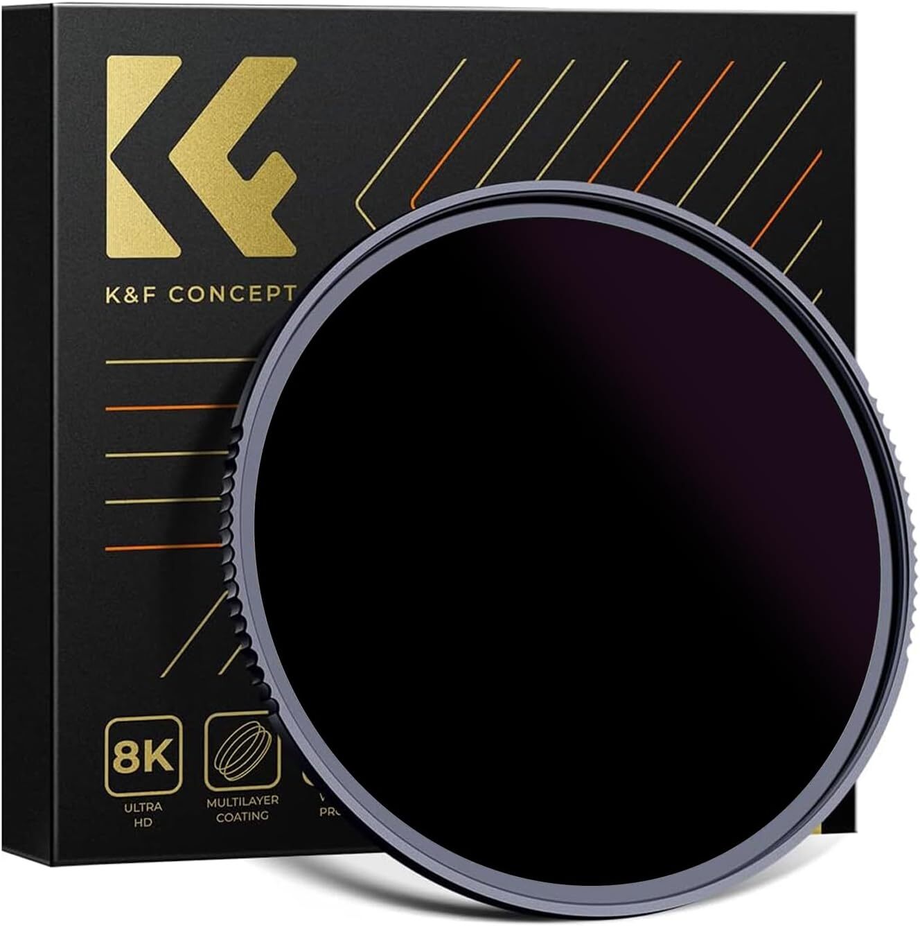 K&F CONCEPT ND100000 Solar Filter Solid Neutral Density 5255/58/62/67/72/77/82mm