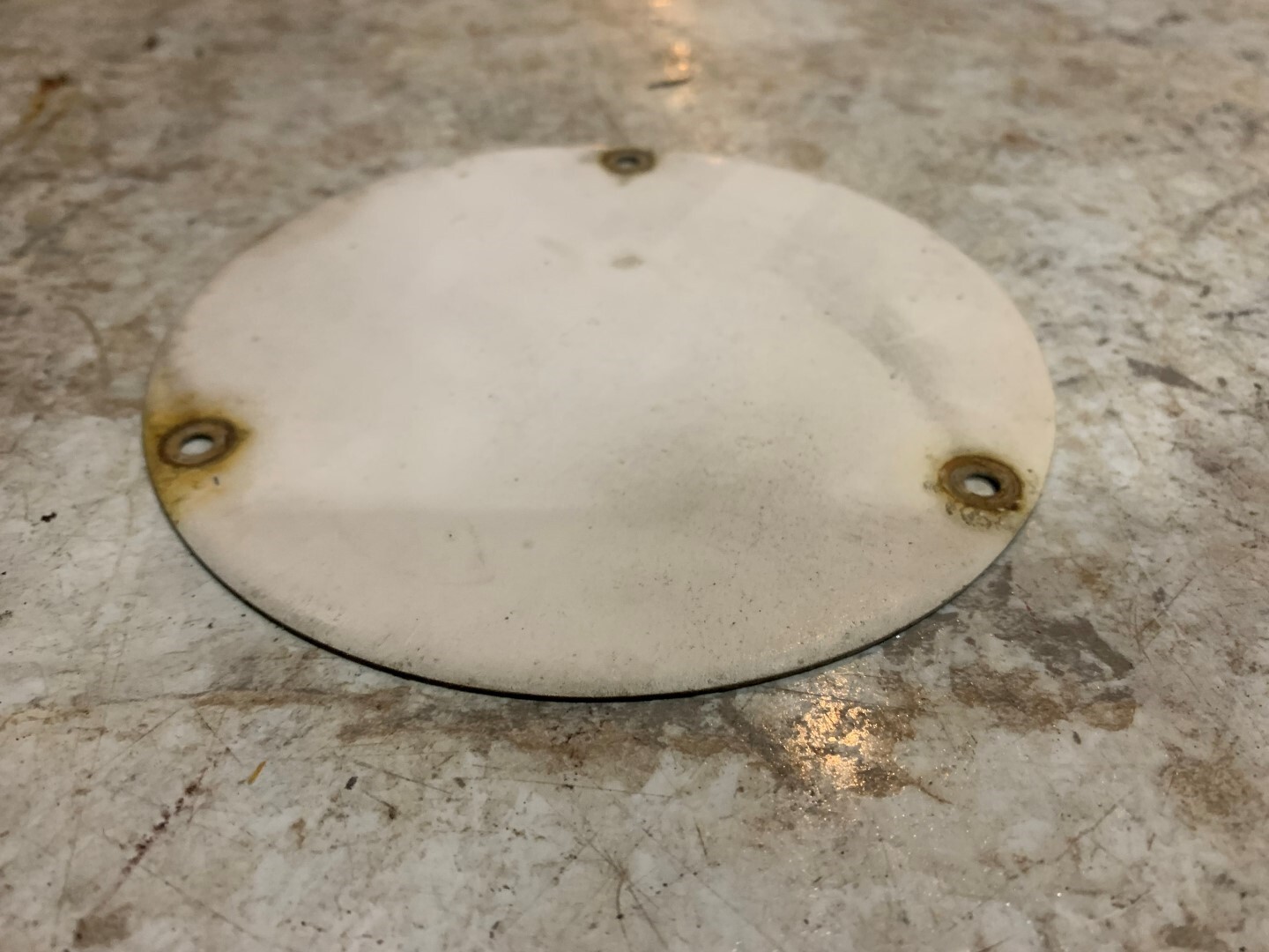 Cessna 150 L 172 Inspection Plate Access Cover Plate 5 in 3 screw hole S-225-1
