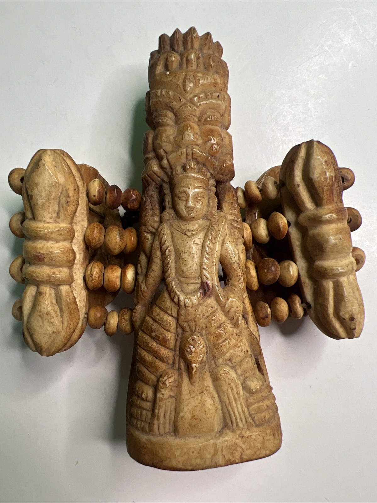 Vintage Handcarved Artisan Crafted Bracelet Natural Material