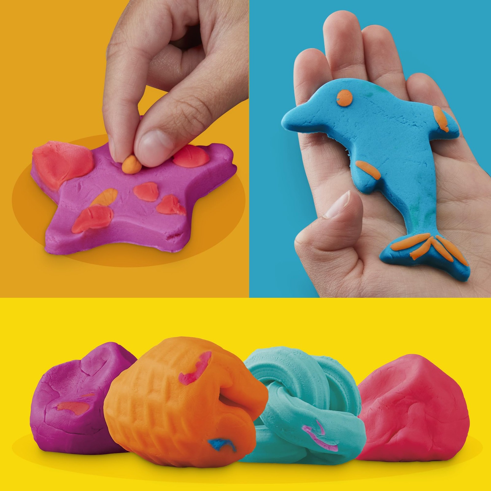 Play-Doh Modeling Compound 24-Pack Case of Colors, 24-Pack, Multicolor