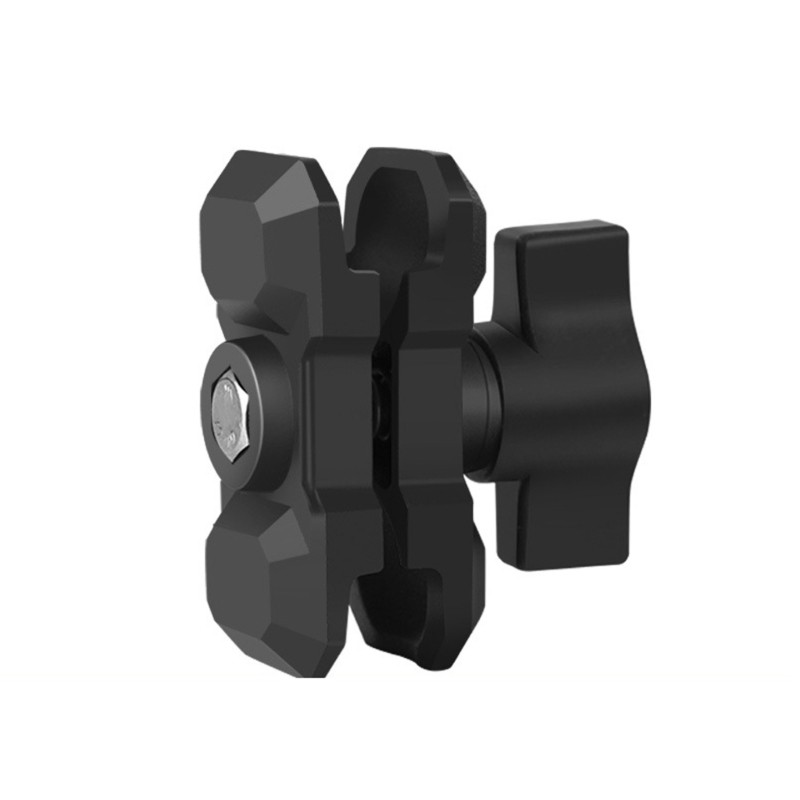 Aluminum 6cm with Double Sockets Arm Motorcycle Phone Holders