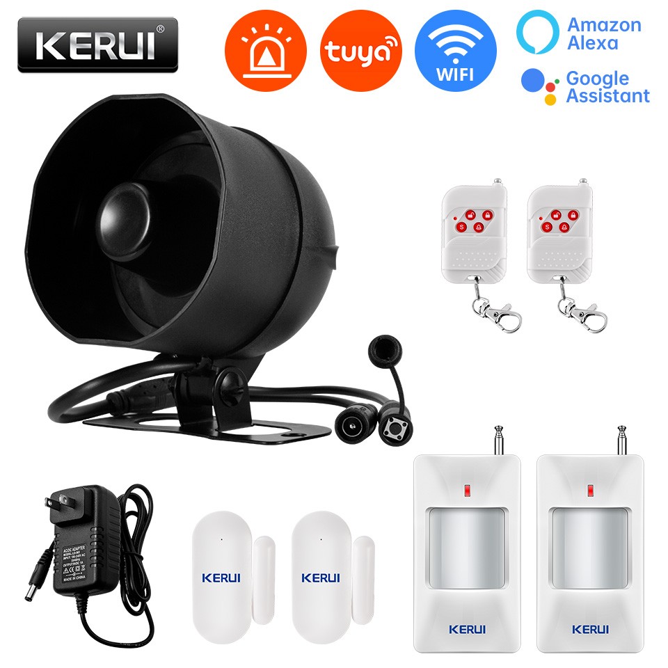 120dB WiFi Smart Home Security Alarm System Kit Wireless Anti-Theft Alert Set