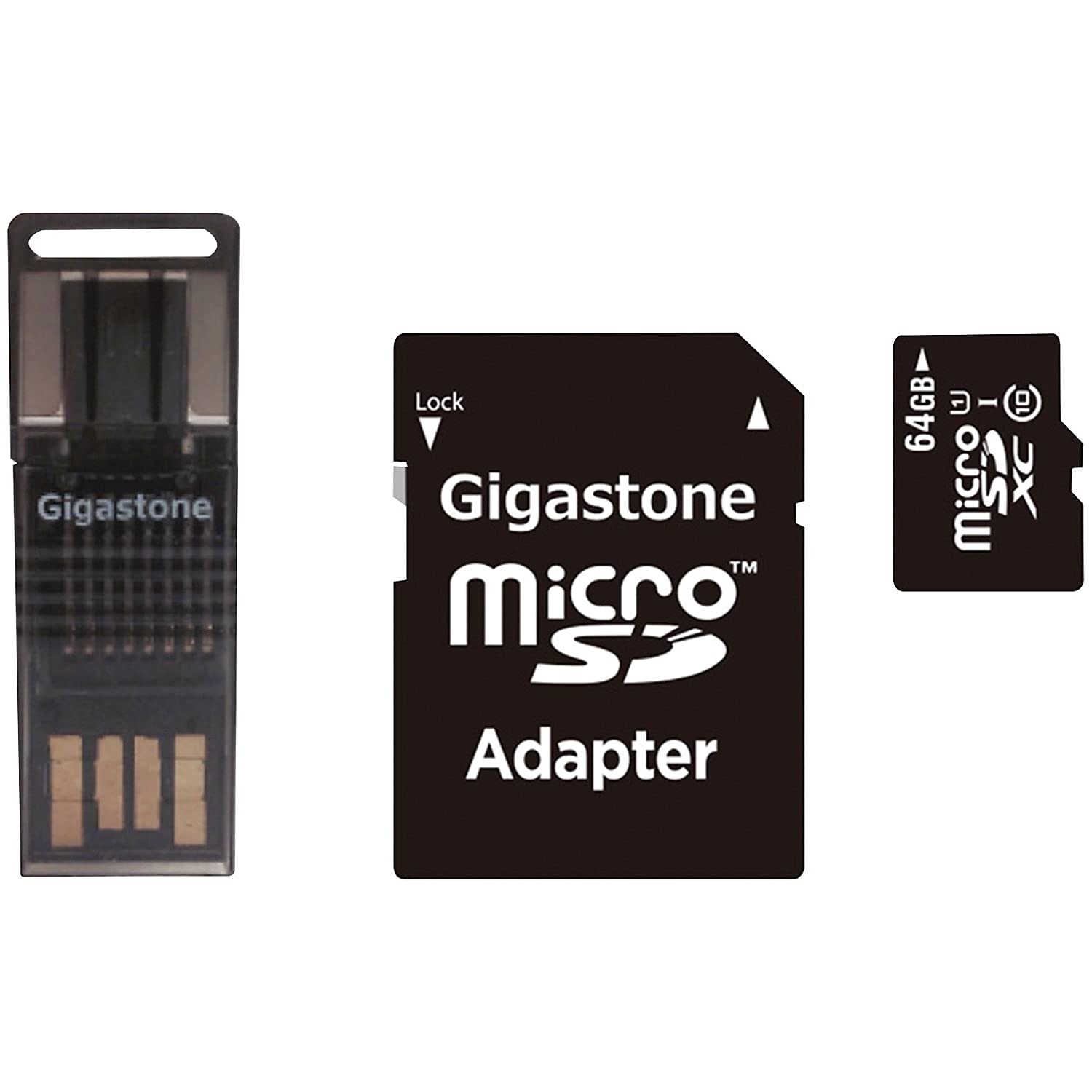 Gigastone GS-4IN1600X64GB-R Prime Series microSD Card 4-in-1 Kit No Size