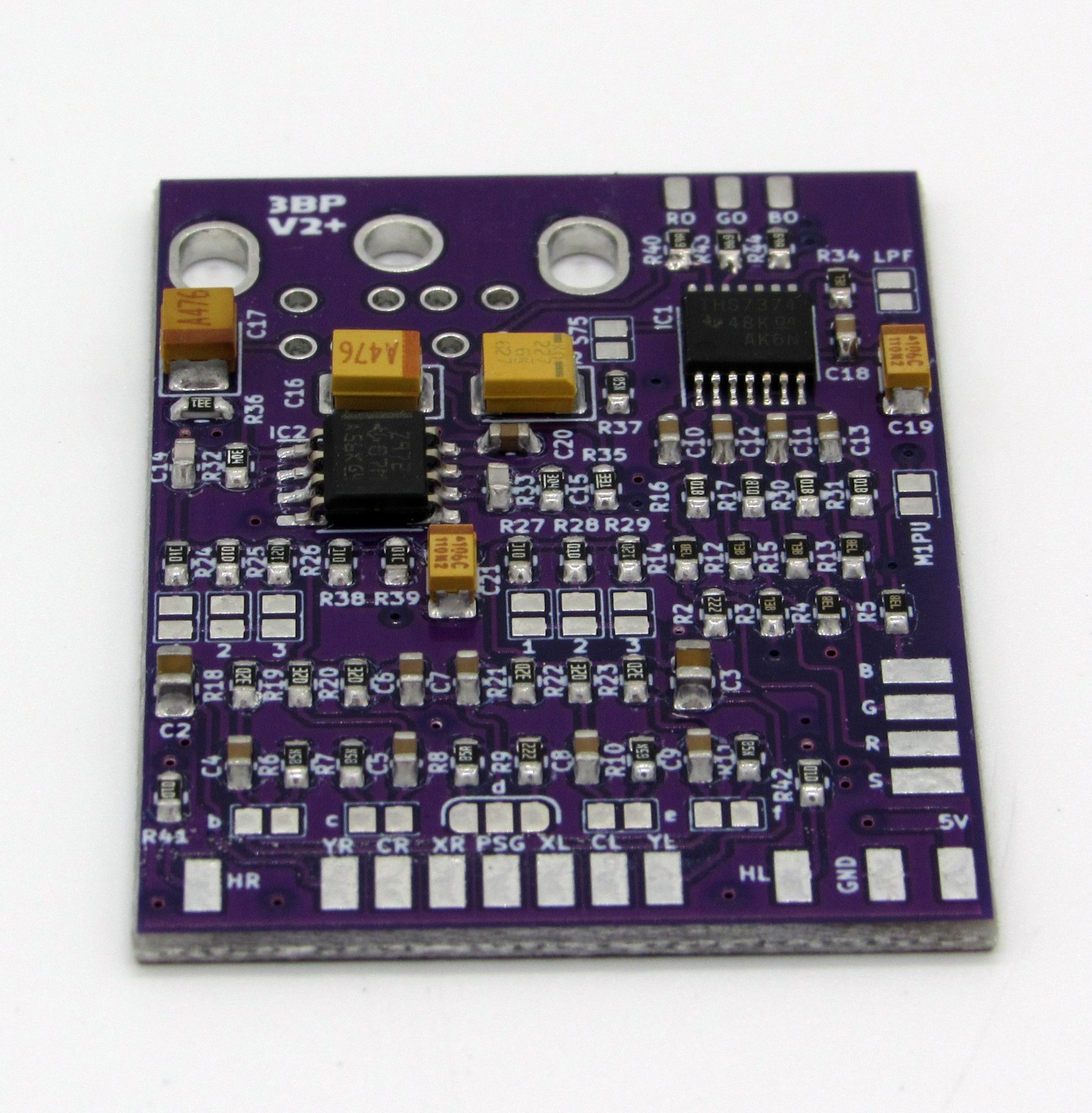 Sega Genesis 3BP Triple Bypass V2+ Board - Allows Composite Video (CVBS) Restore