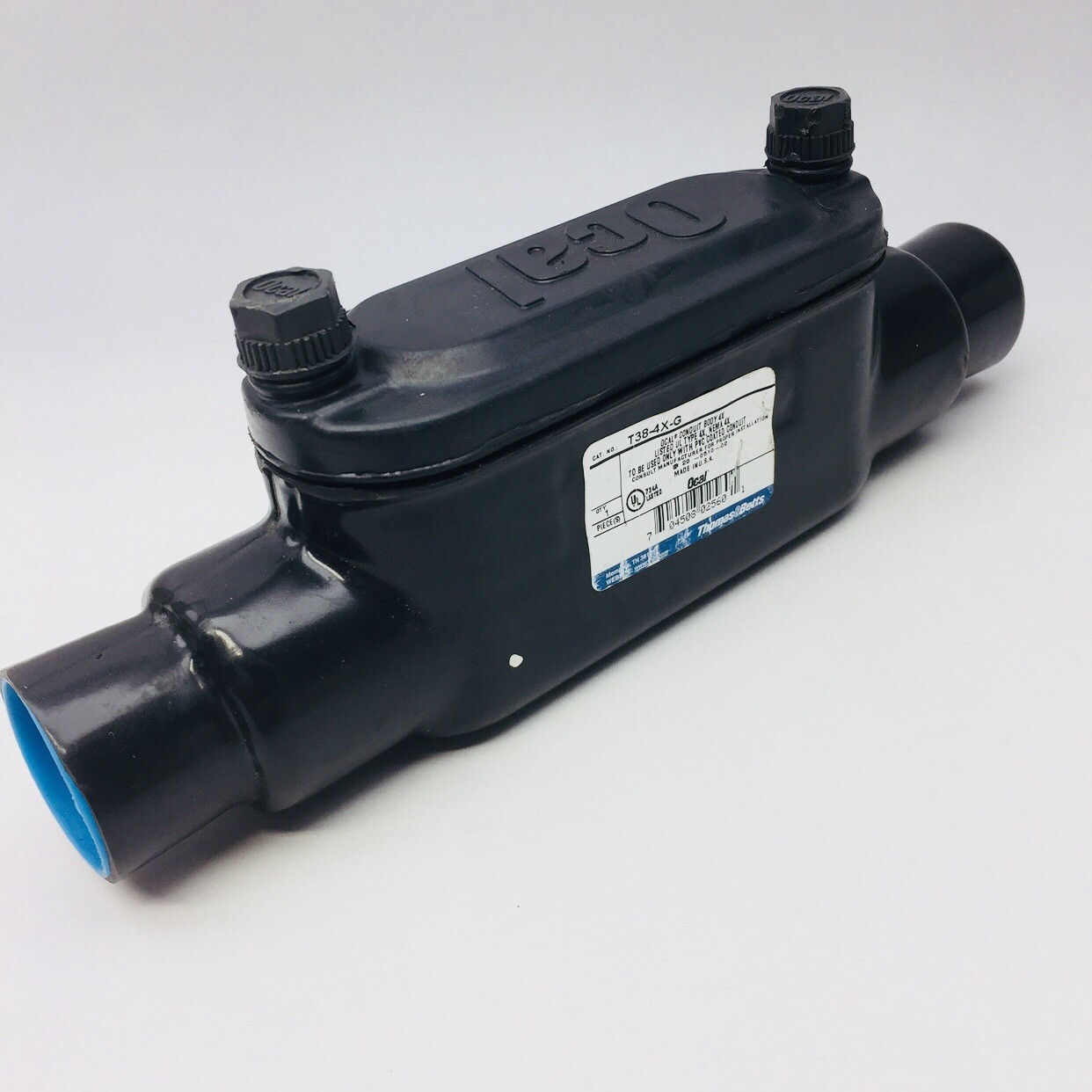 THOMAS BETTS #T38-4X-G1 CONDUIT BODY COVER UL TYPE 4X