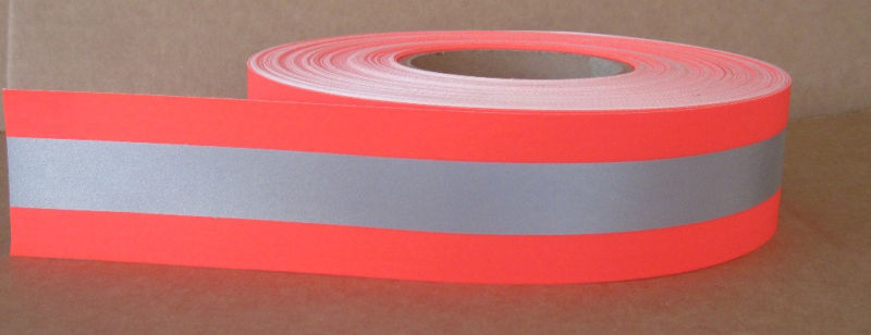 Reflective Flame Retardant Vest Trim 2" x 20ft ORANGE