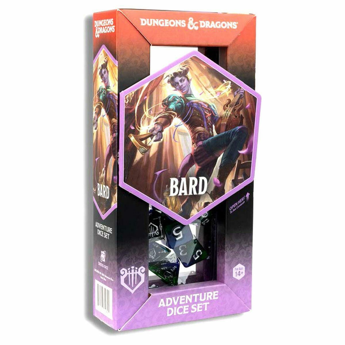 Dungeons & Dragons Adventure Dice Set: Bard, Blue (Refresh)