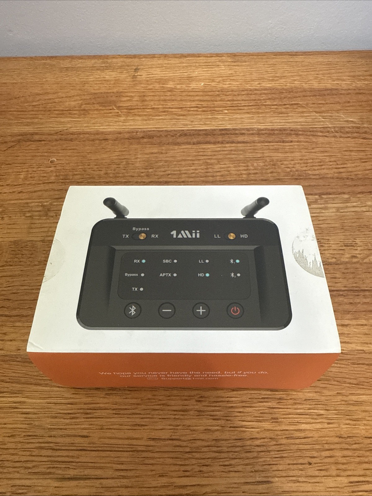 1Mii B03 Bluetooth Long Range Transmitter/Receiver for TV, Old Stereo. RCA AUX