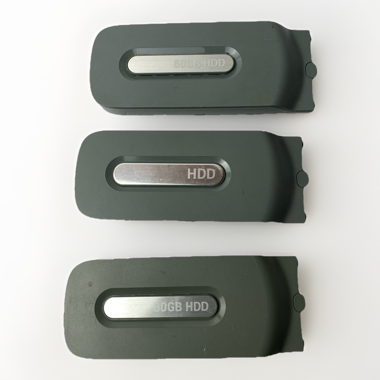 Lot of 3 Genuine Microsoft Xbox 360 Hard Drives HDD 60GB +60GB + 20GB OEM