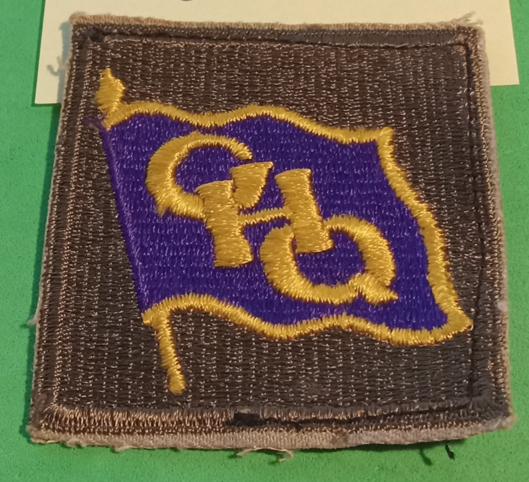 Post WW2 Era Patch General Headquarters Pacific - No Glow with UV (#1)