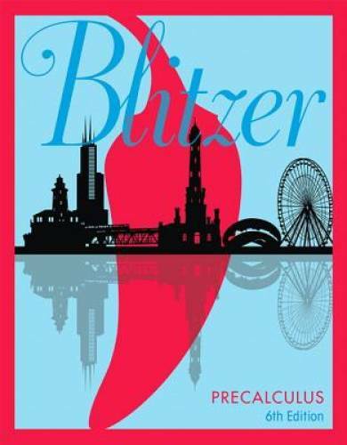 Precalculus (6th Edition) - Hardcover By Blitzer, Robert F. - GOOD