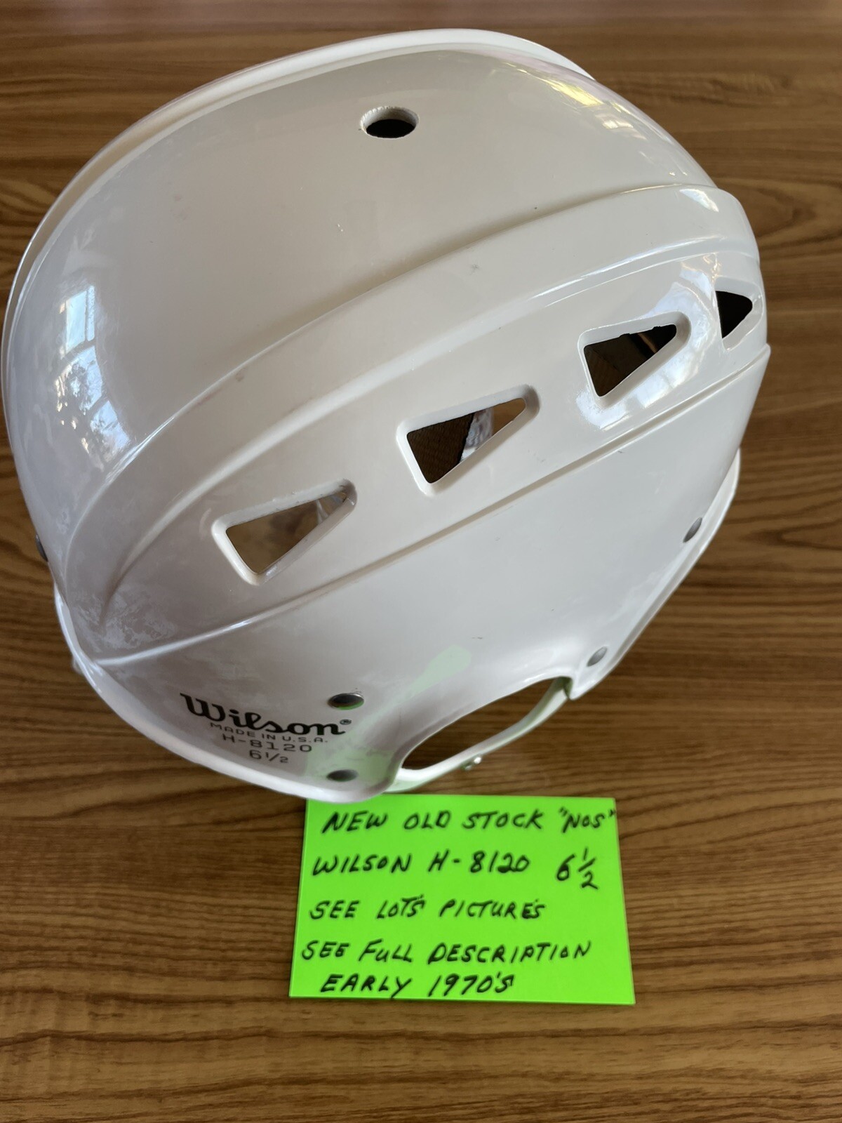 Vintage Wilson skateboarding hockey helmet H-8120 Early 1970’s New Not Mint Item
