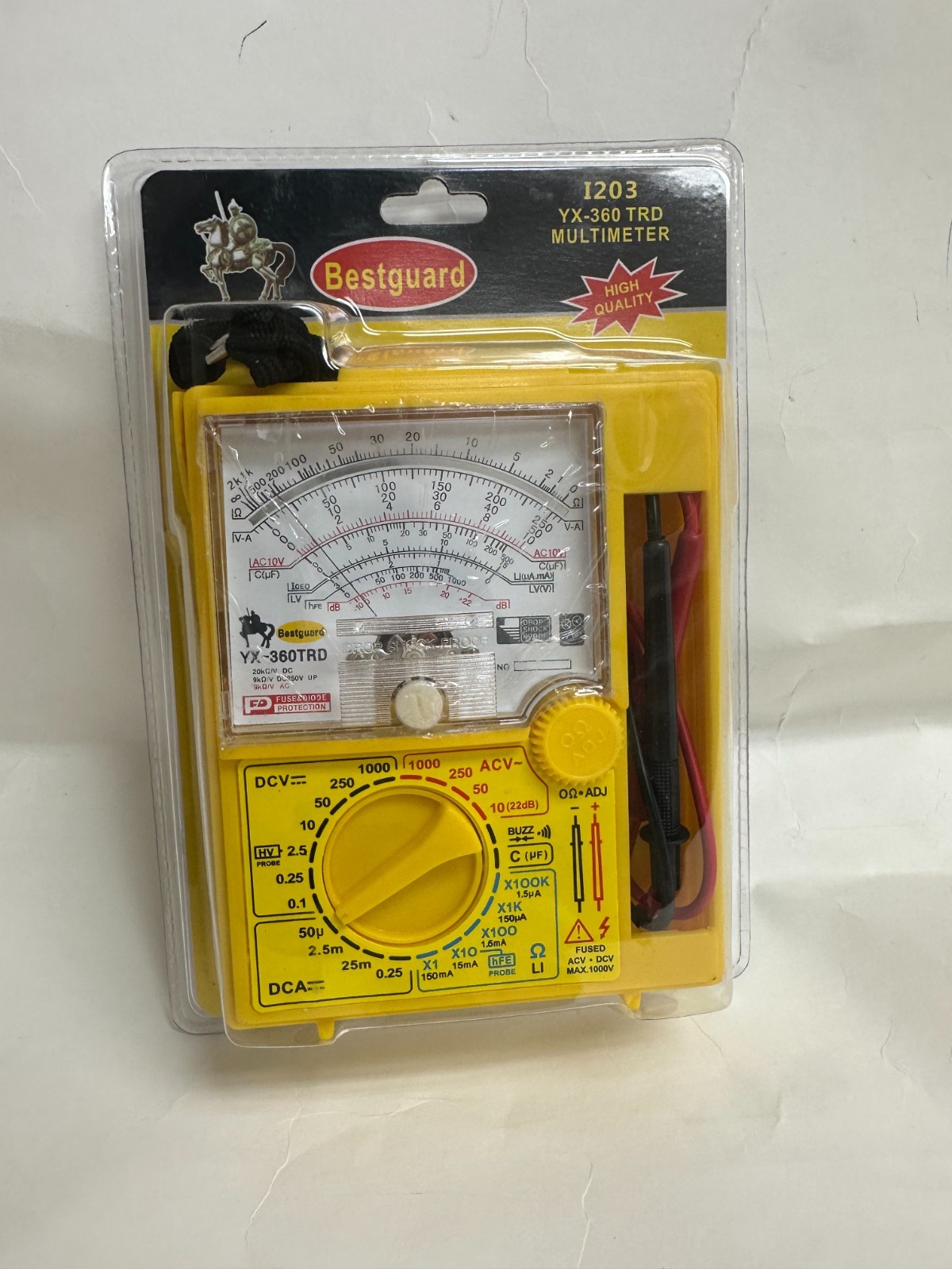 YX-360TR N Analogue Meter Multimeter Multitester Fuse Diode Protection DC & AC