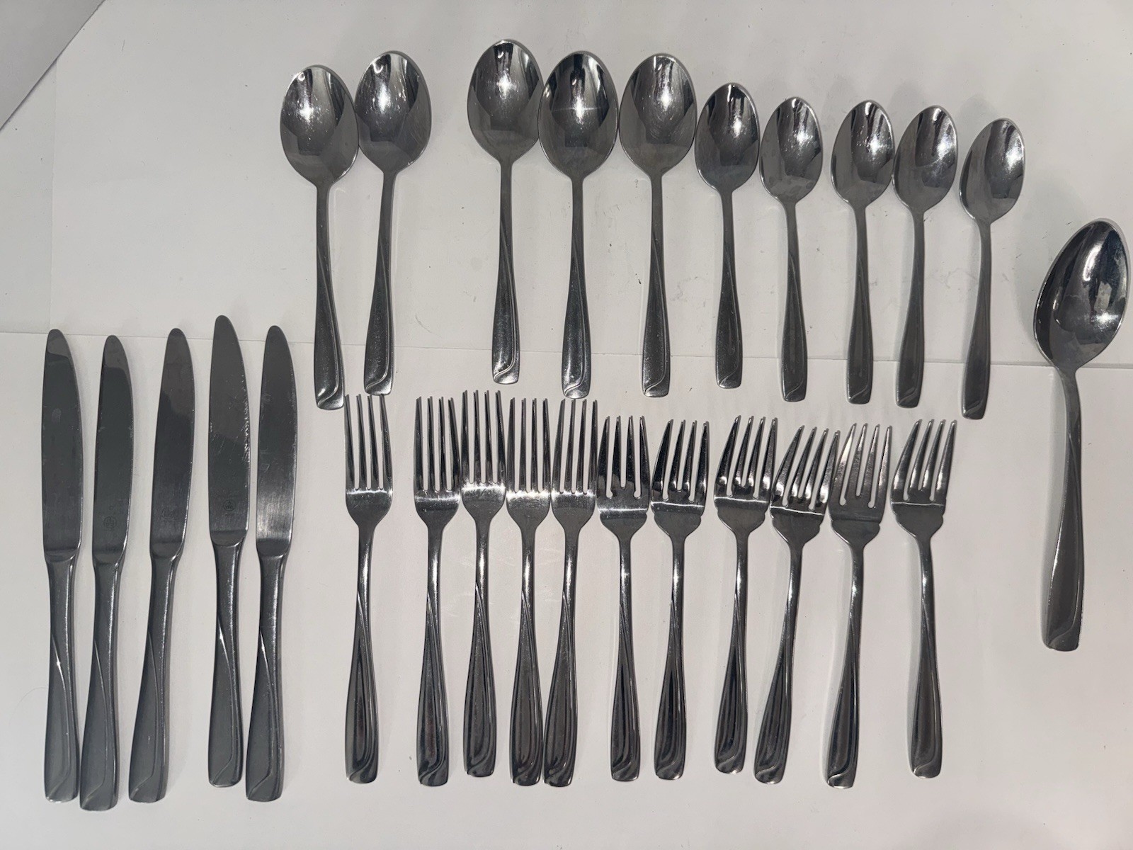 PFALTZGRAFF GLOSSY 18/8 ECHO STAINLESS FLATWARE FORK KNIFE SPOON SERVING CHOICE