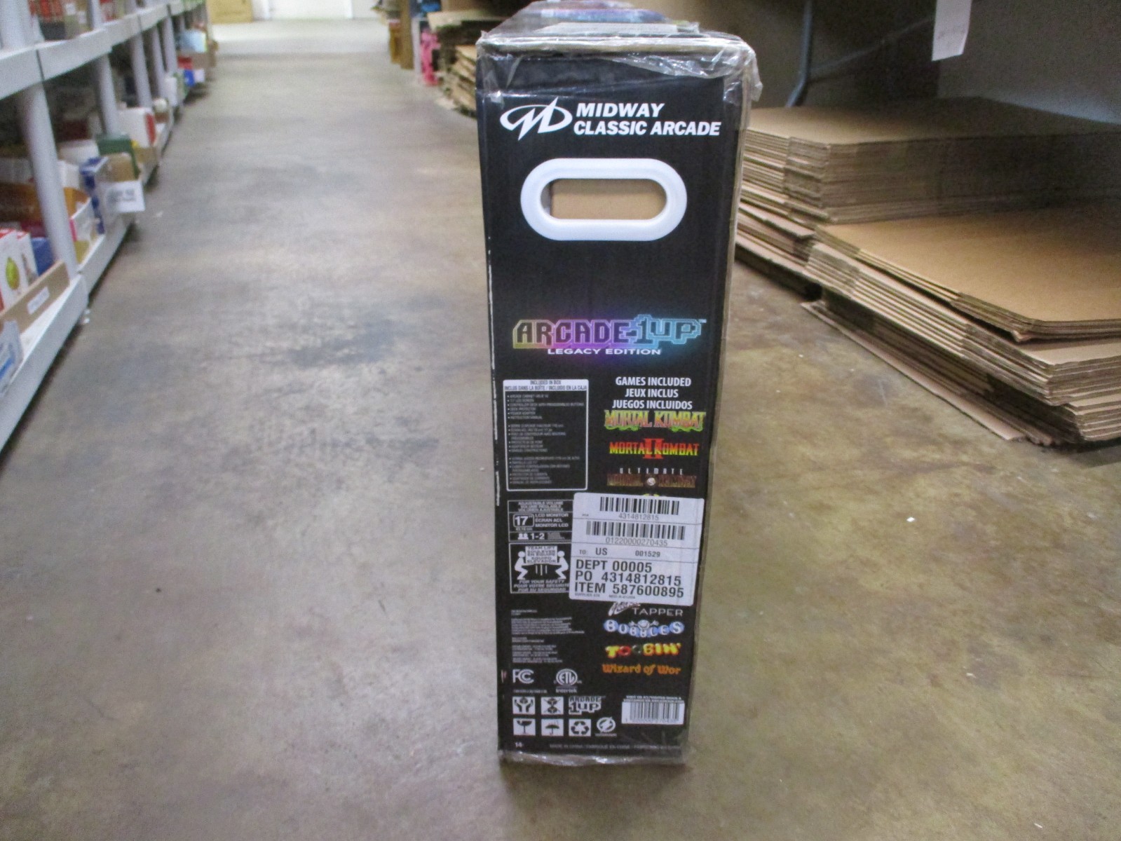 Arcade 1Up Legacy Edition Mortal Kombat, Toobin, Tapper