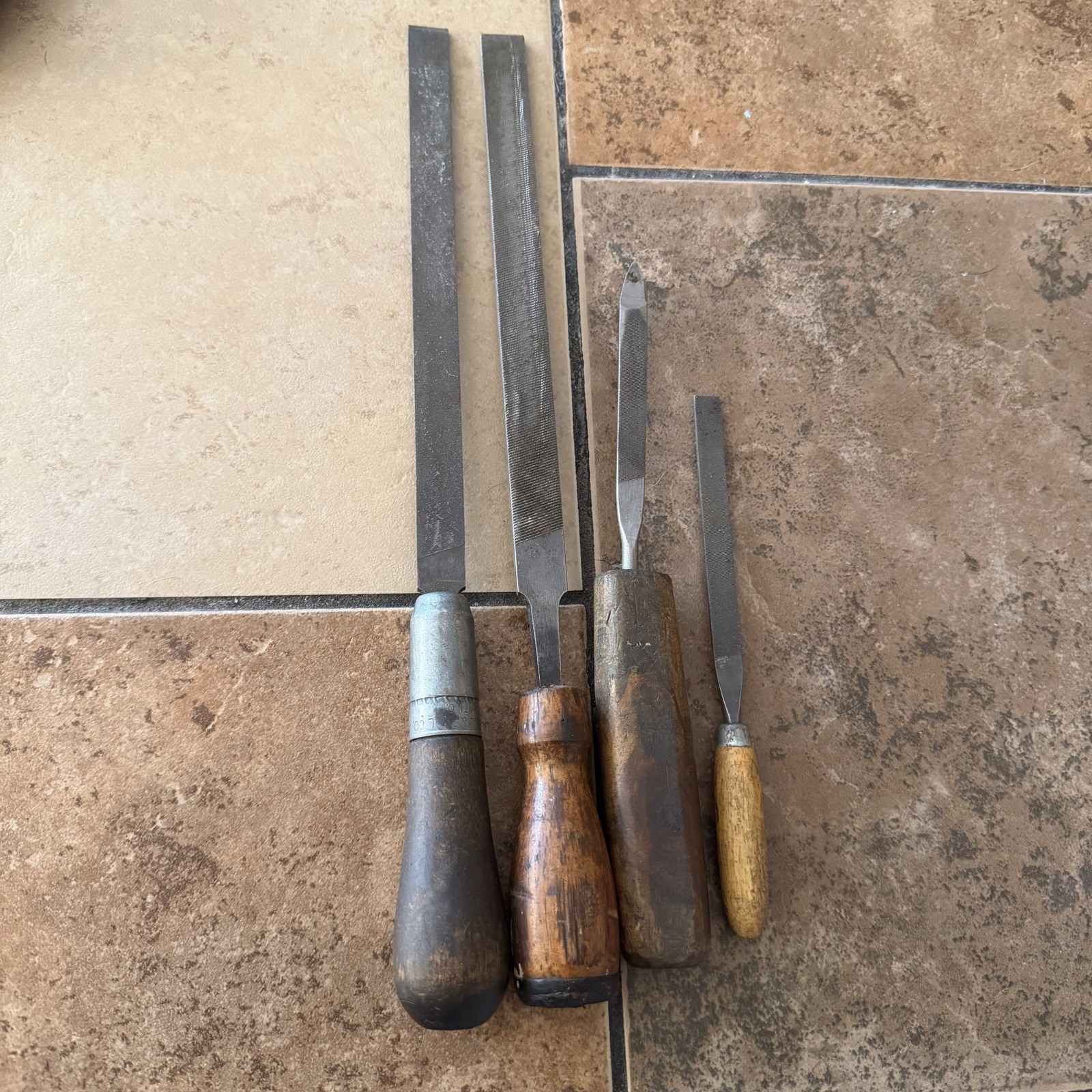Nicholson 00 Carving Chisel Set Vintage Woodworking Hand Tools