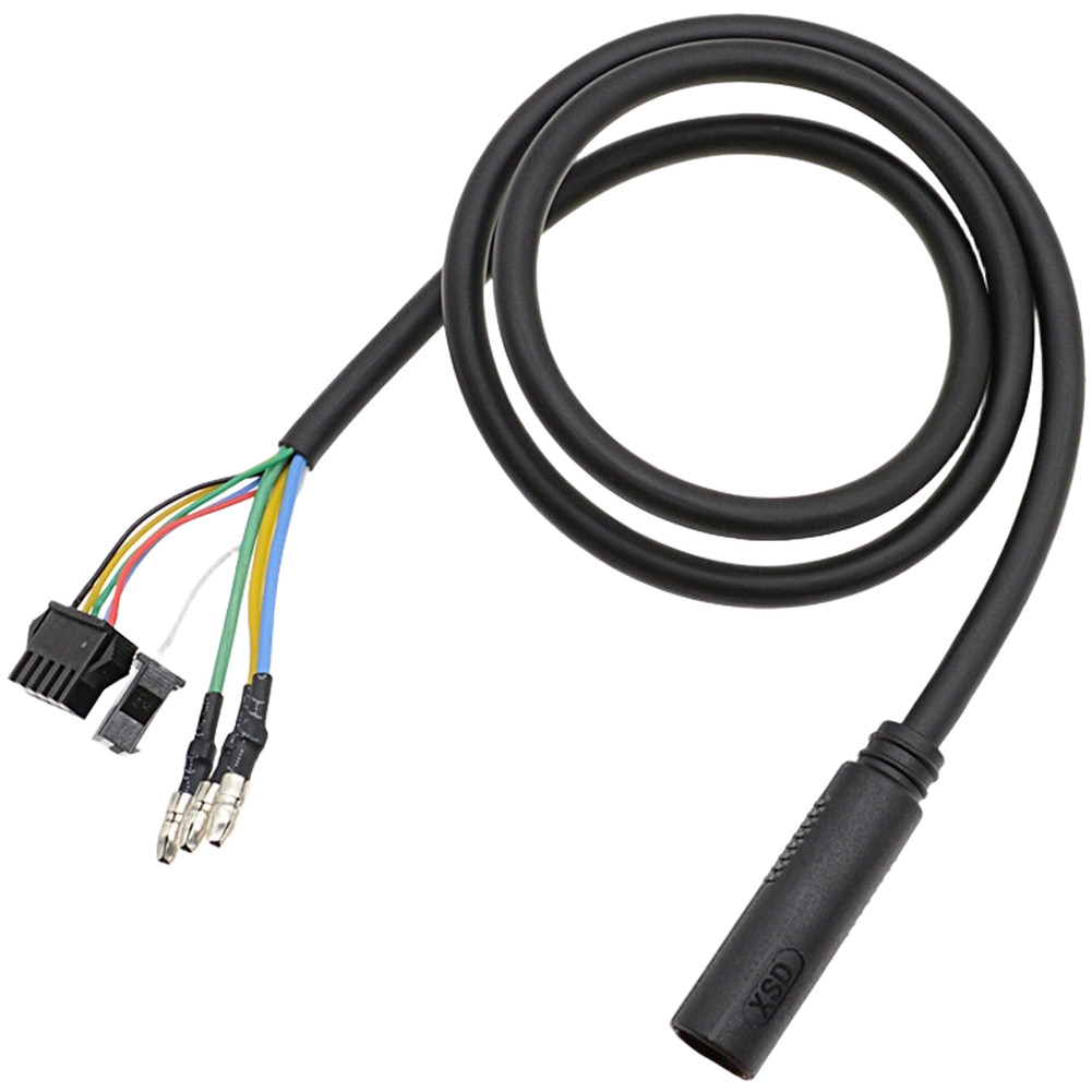 For Electric Bike PTFE 9Pin Waterproof Motor Connector Extension Cable