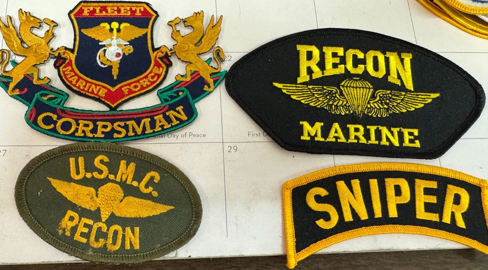 USMC VIETNAM WAR PATCHES