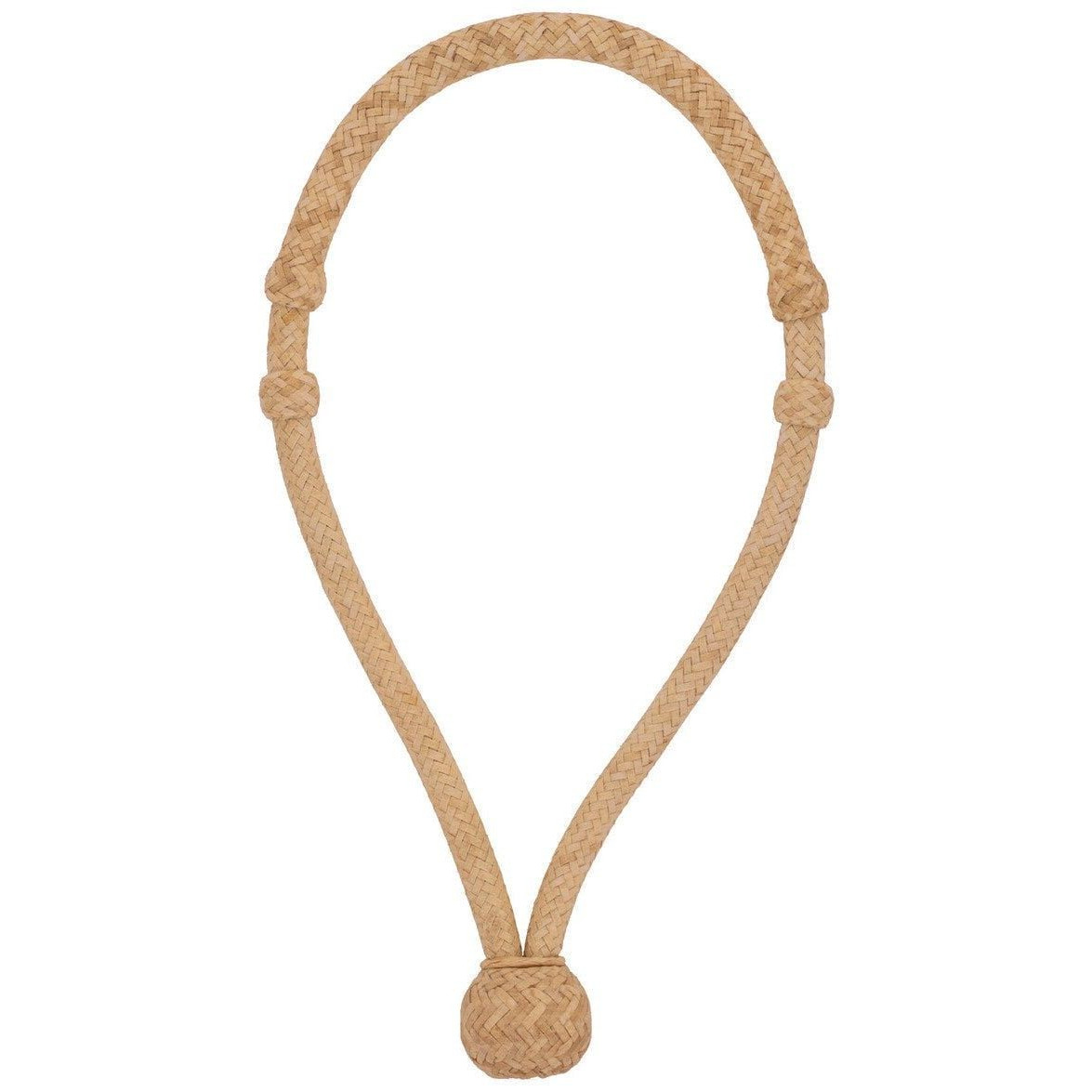 Bosal Braided with Rawhide in  Natural  Color Brown Strep Standard Size