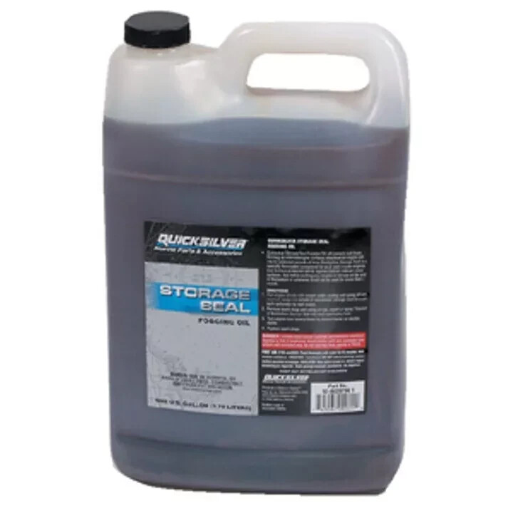 Mercury Quicksilver 802879Q Storage Seal Fogging Oil for Marine Motors, 1 Gallon