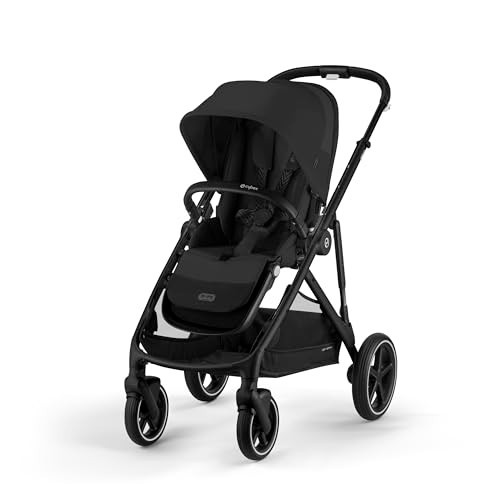 Gazelle S 2 Stroller – Black Frame with Moon Black Seat -BRAND NEW!